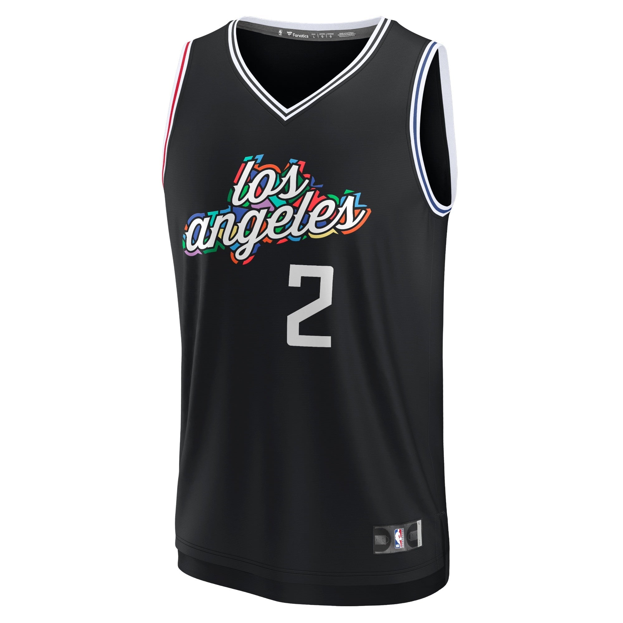 Men's Fanatics Branded Kawhi Leonard Black LA Clippers 2022/23 Fastbreak Jersey - City Edition