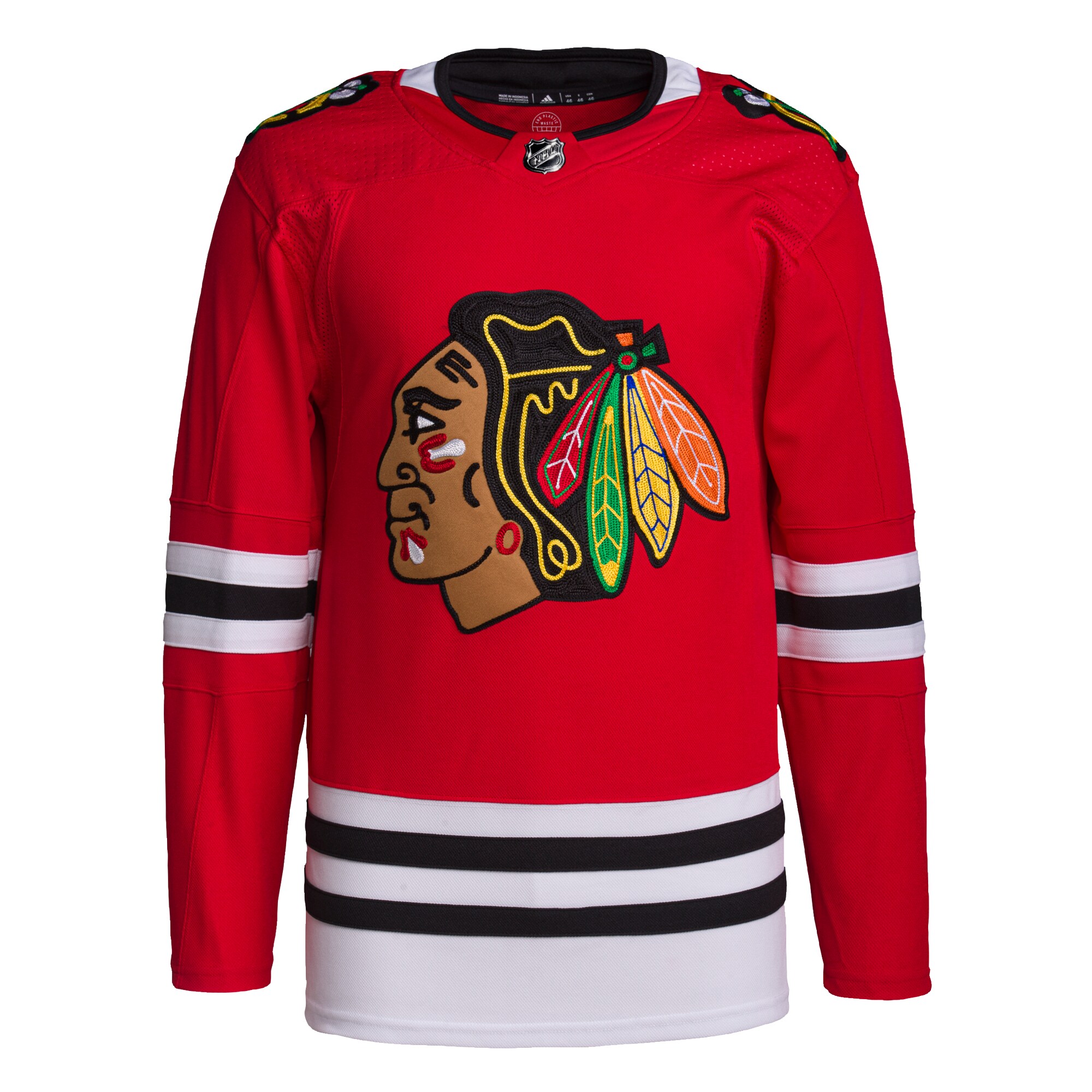 Chicago Blackhawks adidas Home Primegreen Authentic Pro Jersey - Red