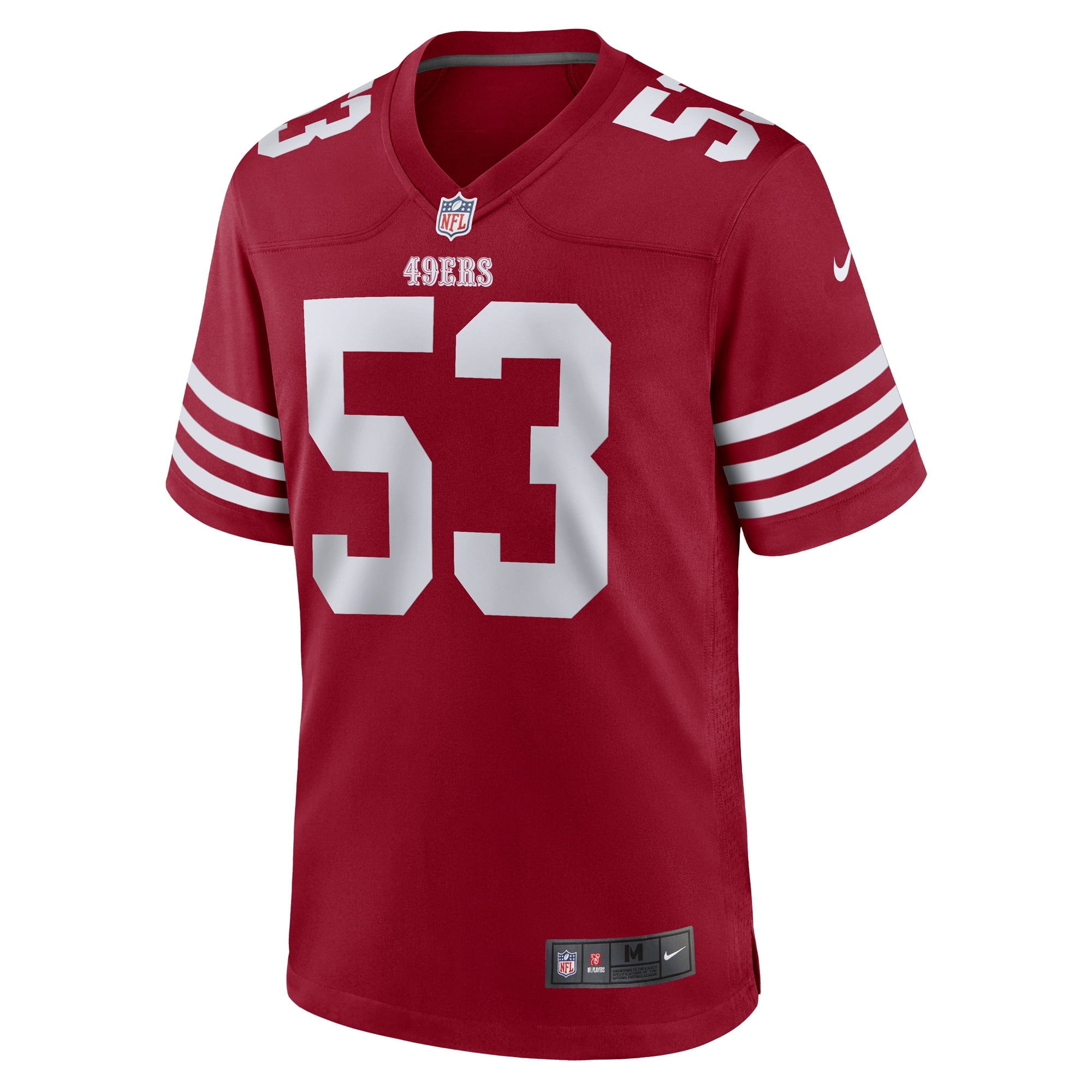 Men's Nike Dee Winters Scarlet San Francisco 49ers Team Game Jersey