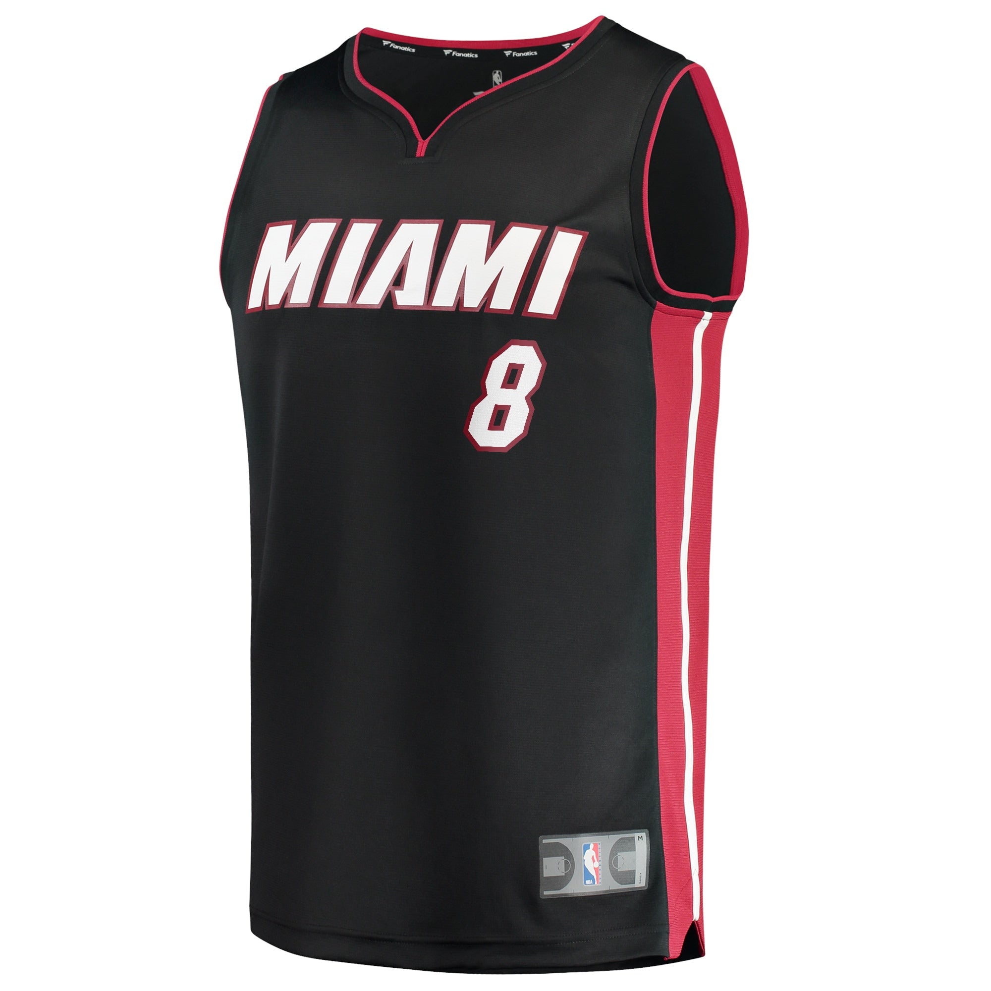 Youth Fanatics Branded Markieff Morris Black Miami Heat 2021/22 Fast Break Replica Jersey - Icon Edition
