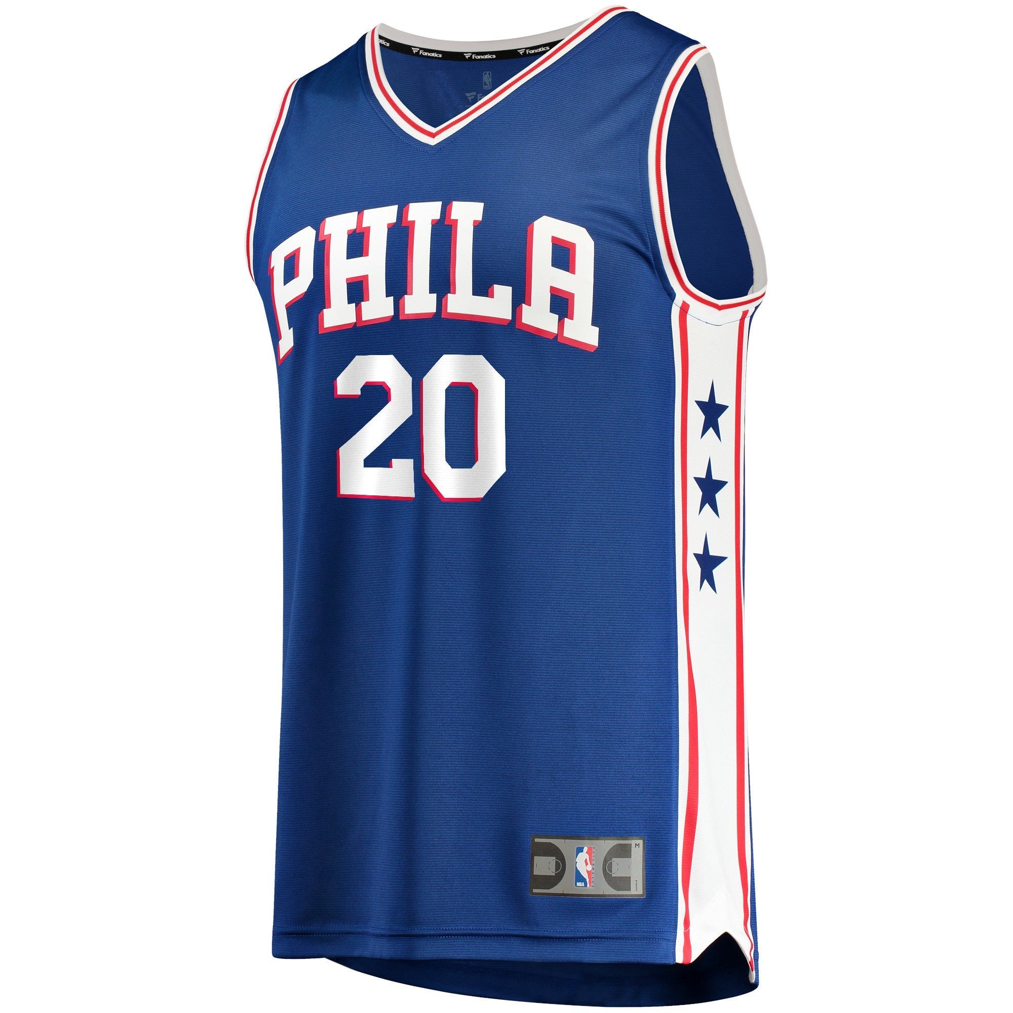 Men's Fanatics Branded Georges Niang Royal Philadelphia 76ers 2021/22 Fast Break Replica Jersey - Icon Edition