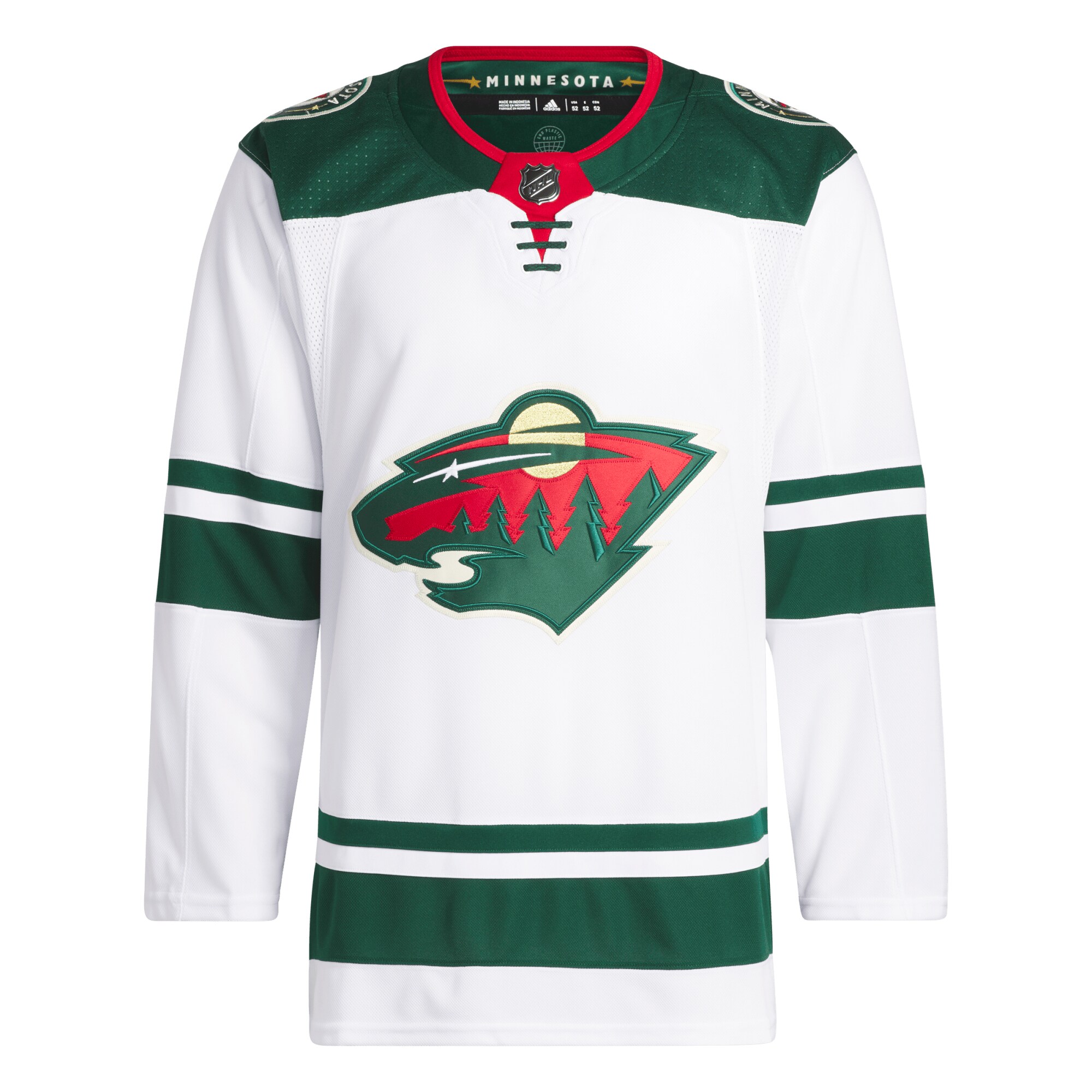 Minnesota Wild adidas Away Primegreen Authentic Pro Jersey?White