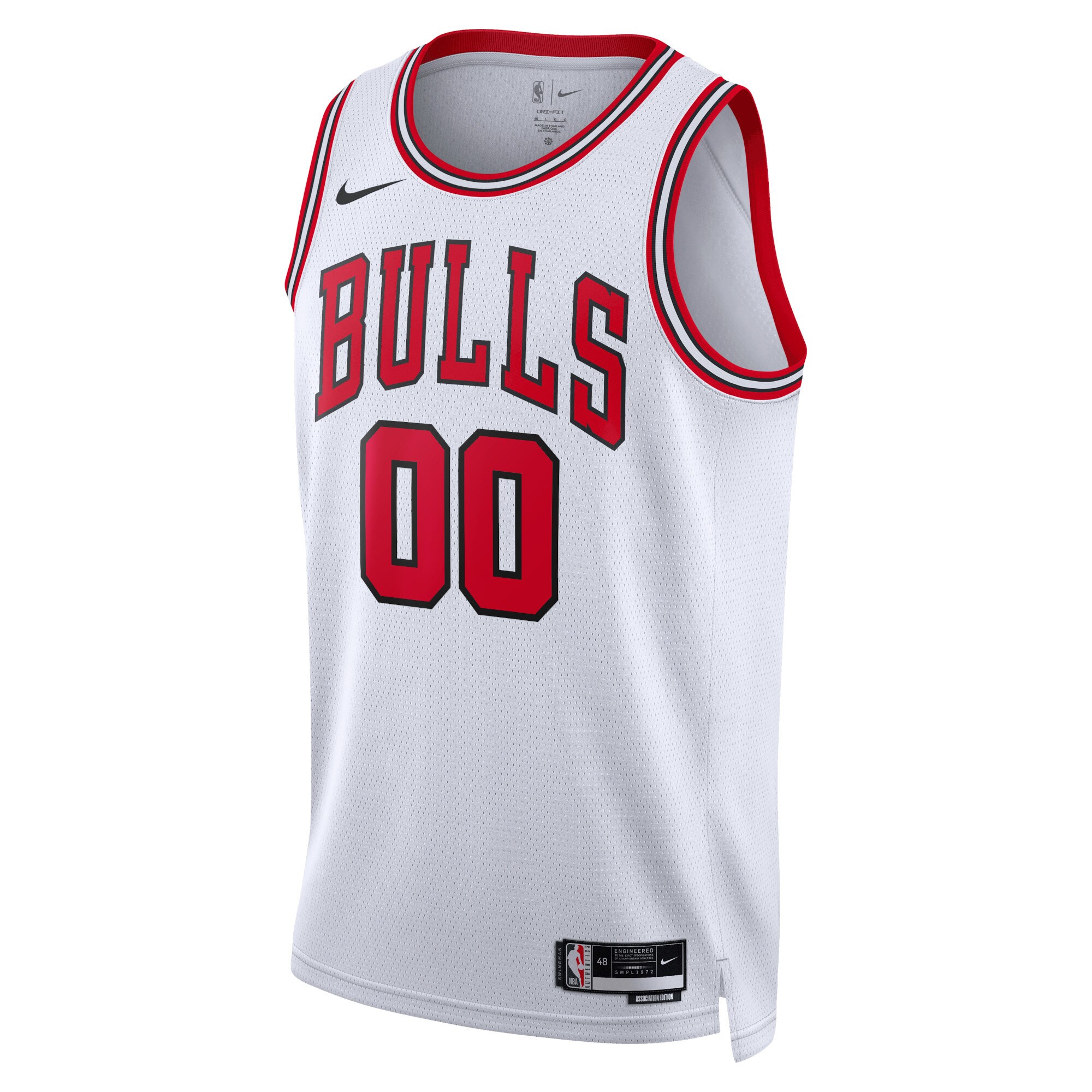 Chicago Bulls Nike Unisex Swingman Custom Jersey White - Icon Edition