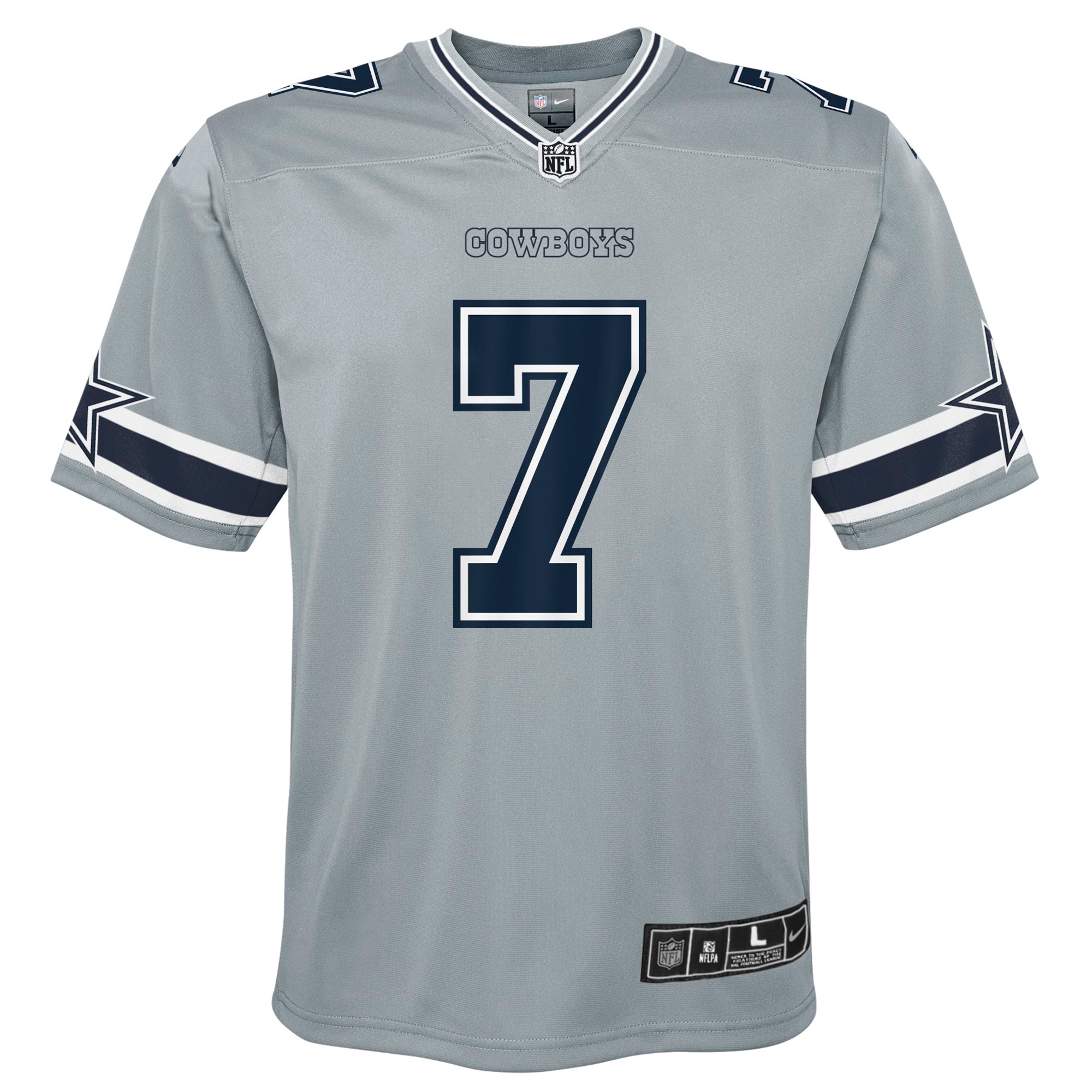 Trevon Diggs Dallas Cowboys Nike Youth Inverted Game Jersey - Silver