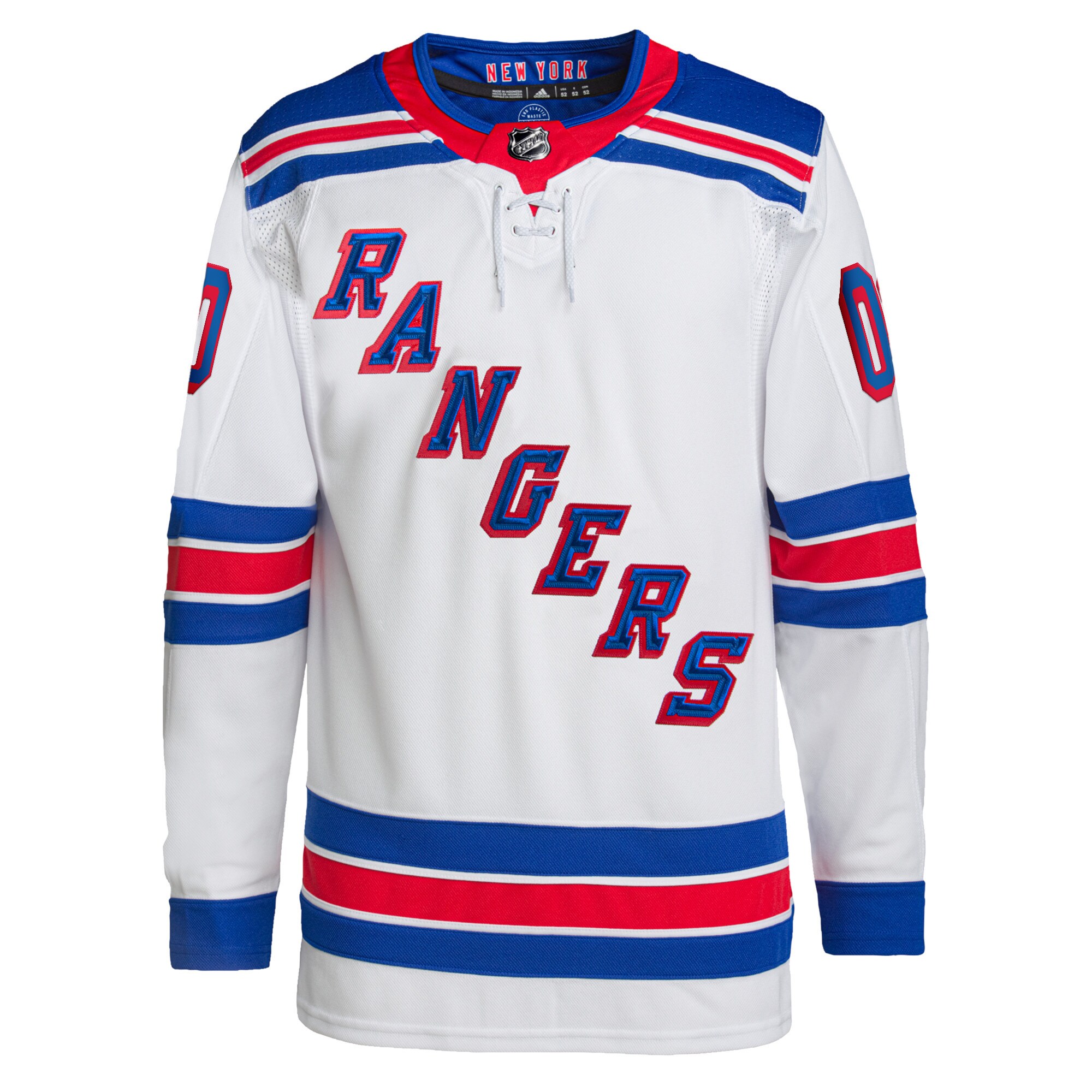 New York Rangers adidas Away Primegreen Authentic Pro Custom Jersey - White