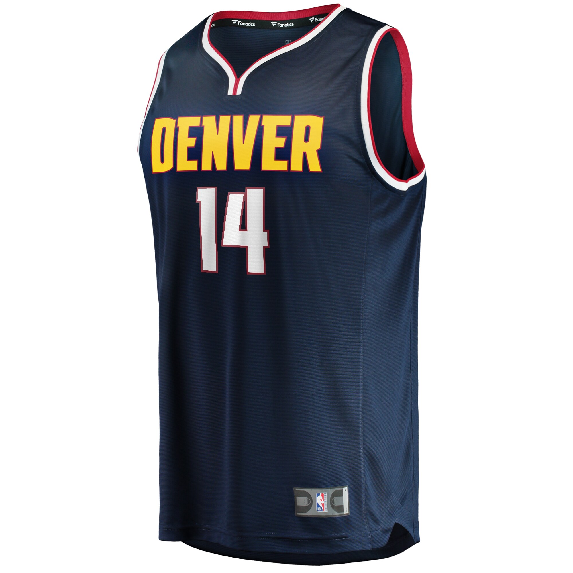 Ish Smith Denver Nuggets Fanatics Branded Fast Break Replica Jersey - Icon Edition - Navy