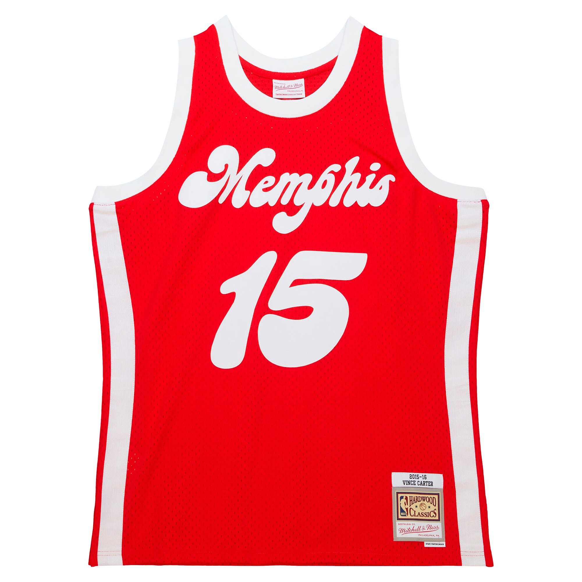 Vince Carter Memphis Grizzlies Mitchell & Ness Hardwood Classics Swingman Jersey - Red