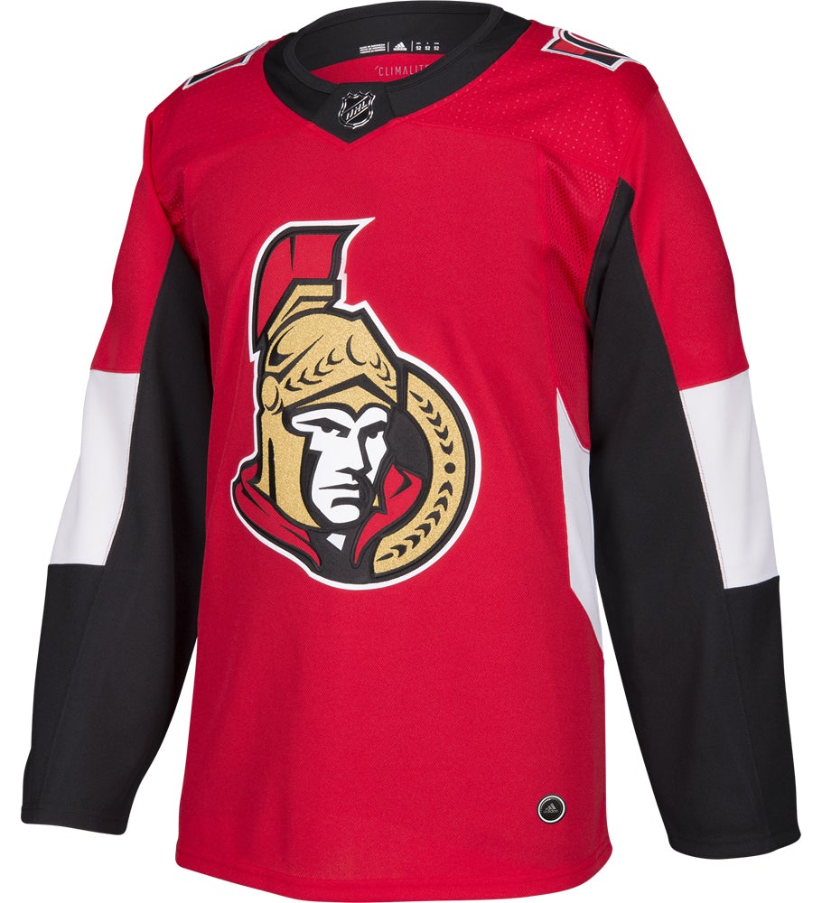 Ottawa Senators Adidas Authentic Home NHL Hockey Jersey