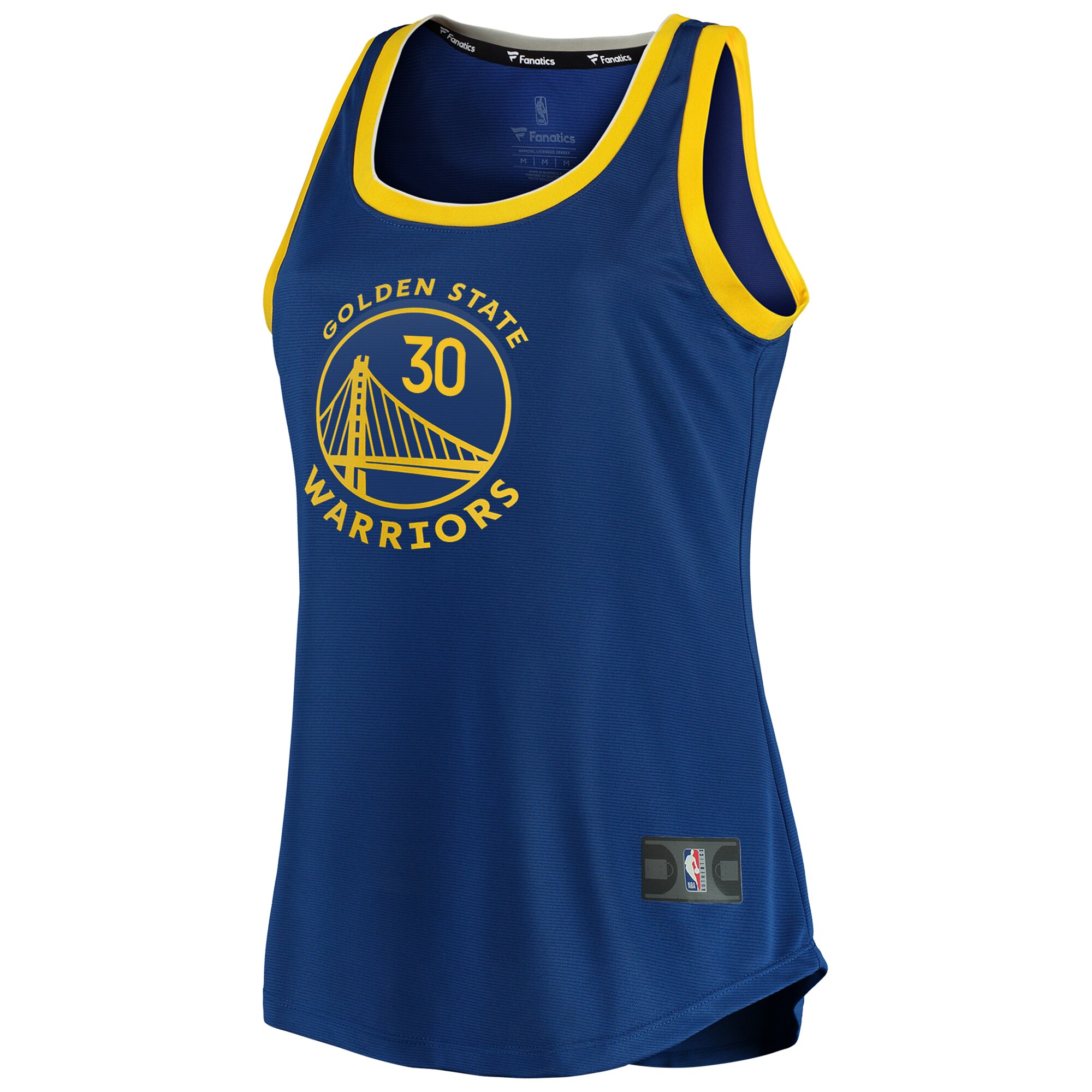 Stephen Curry Golden State Warriors Fanatics Branded Women's 2019/20 Fast Break Team Tank Jersey - Icon Edition - Royal