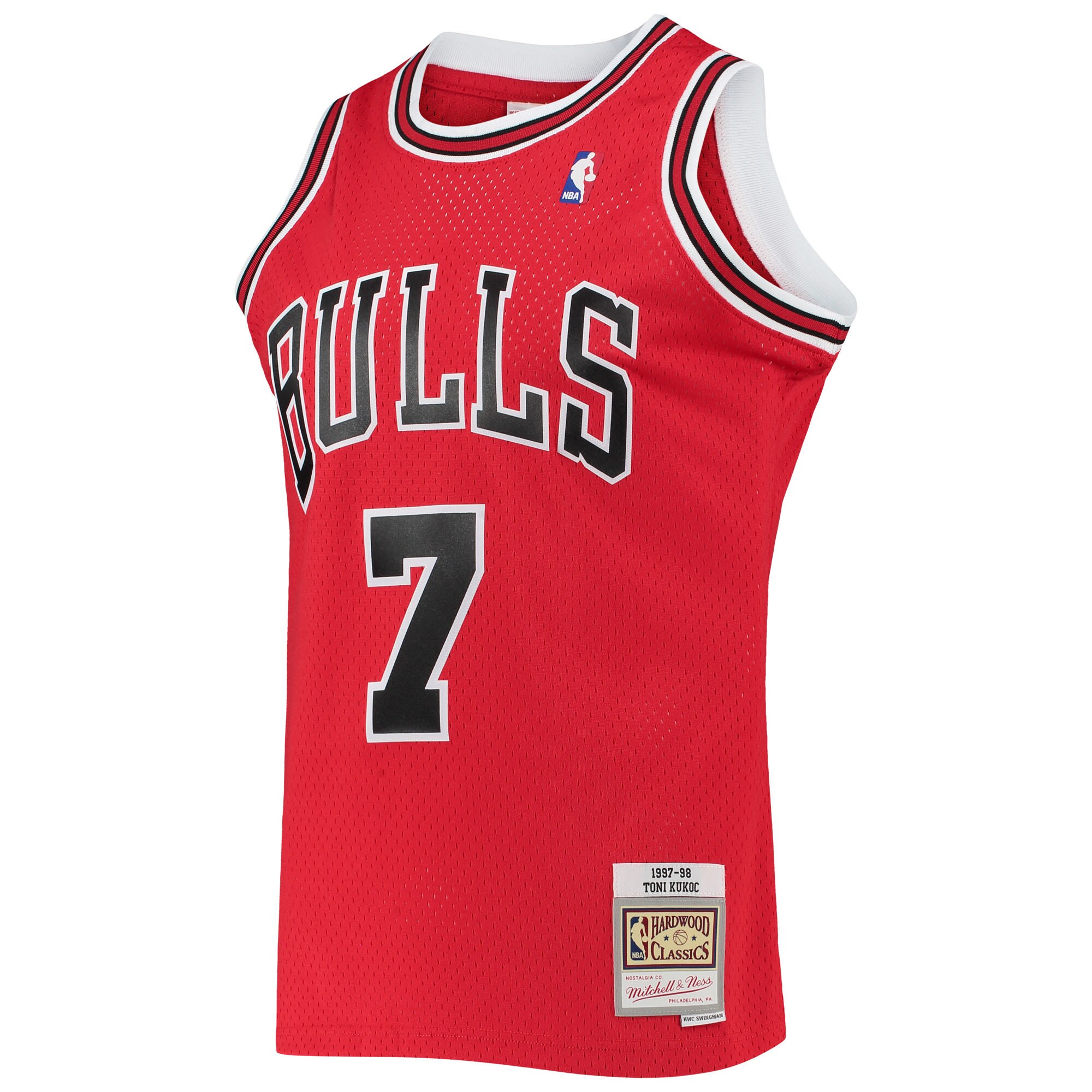 Toni Kukoc Chicago Bulls Mitchell & Ness Hardwood Classics Swingman Jersey - Red