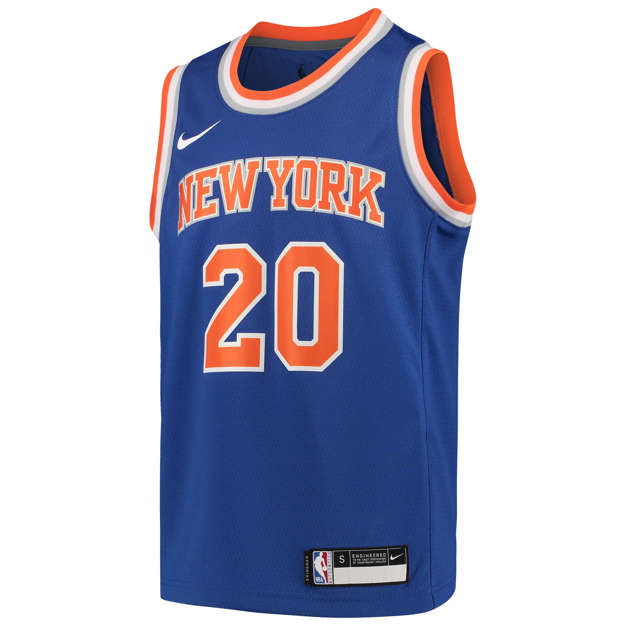 Kevin Knox New York Knicks Nike Youth Team Swingman Jersey - Icon Edition - Blue