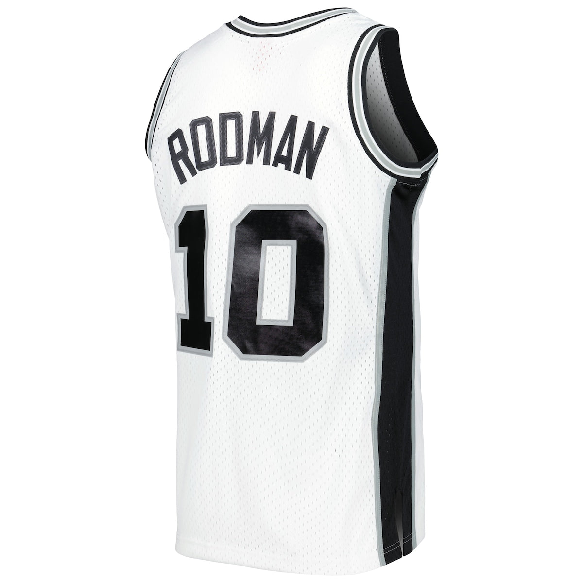 Men's Dennis Rodman Mitchell & Ness Spurs 2001/02 Hardwood Classics Swingman Jersey - White