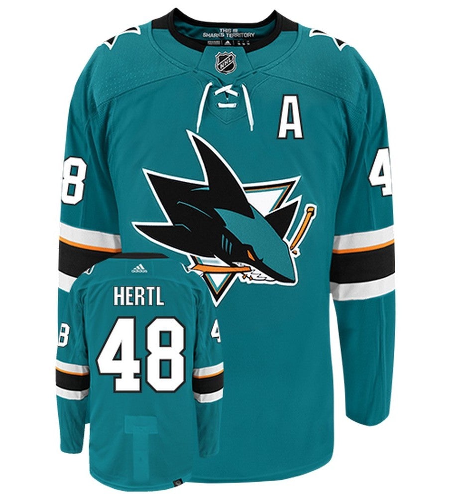 Tomas Hertl San Jose Sharks Adidas Primegreen Authentic NHL Hockey Jersey