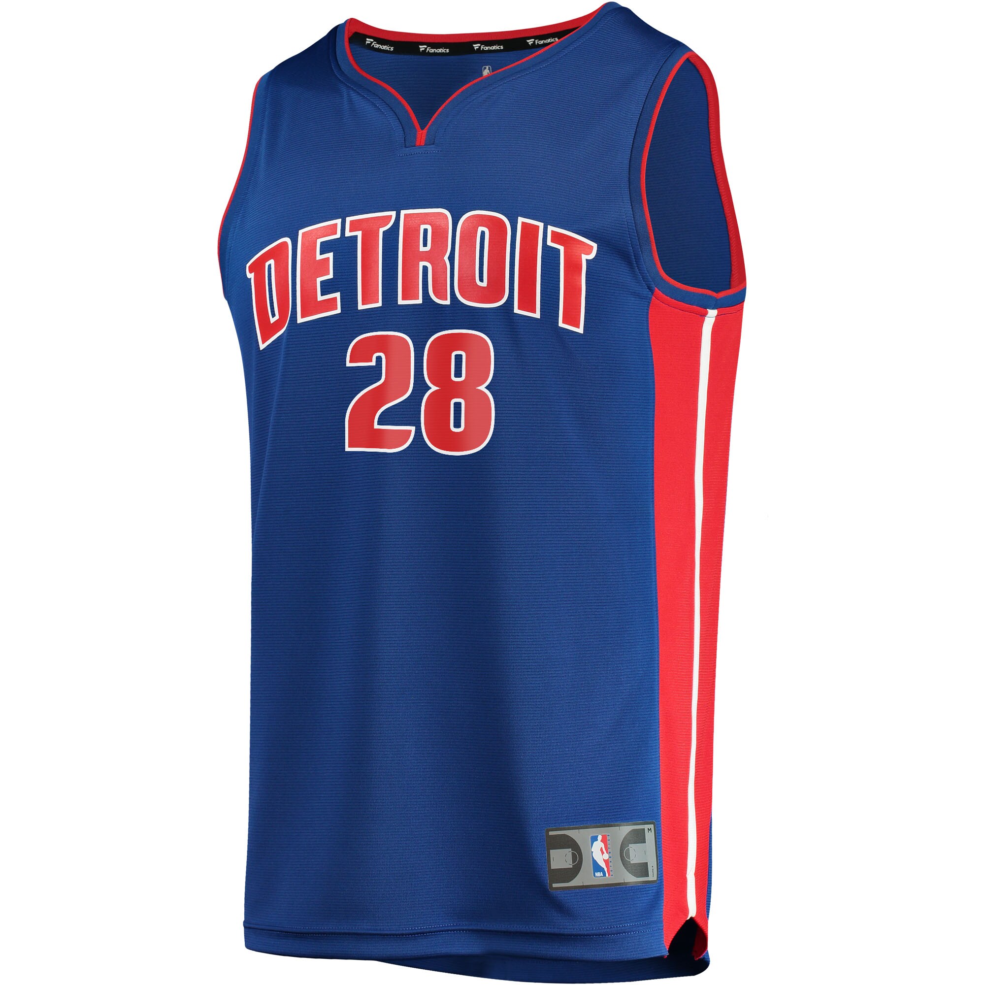 Isaiah Stewart Detroit Pistons Fanatics Branded 2021/22 Fast Break Replica Jersey - Icon Edition - Blue