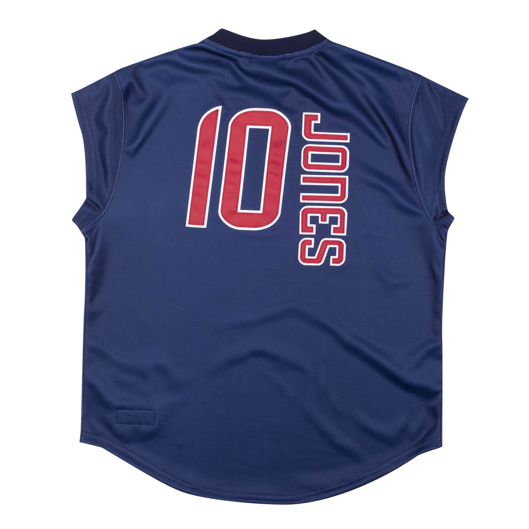 Authentic Turn Ahead The Clock Jersey Atlanta Braves 1999 Chipper Jones