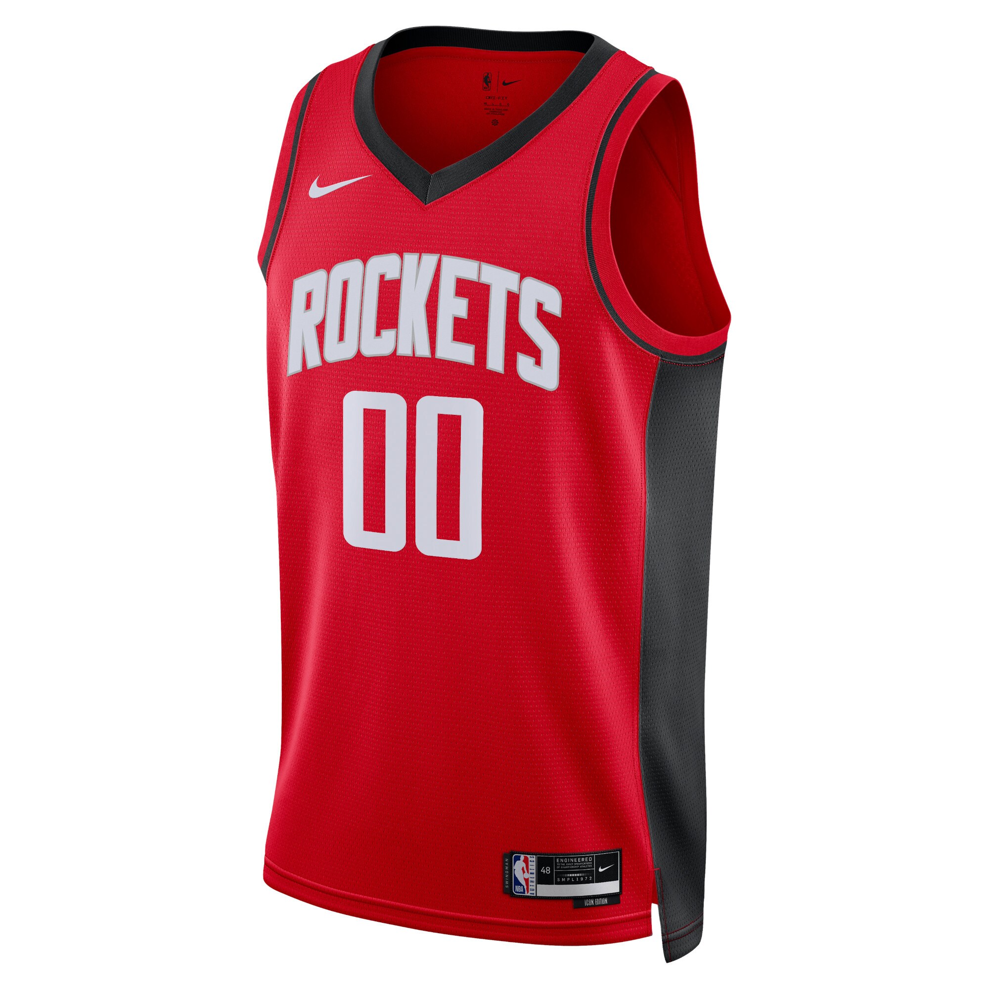 Houston Rockets Nike Unisex Swingman Custom Jersey Red - Icon Edition
