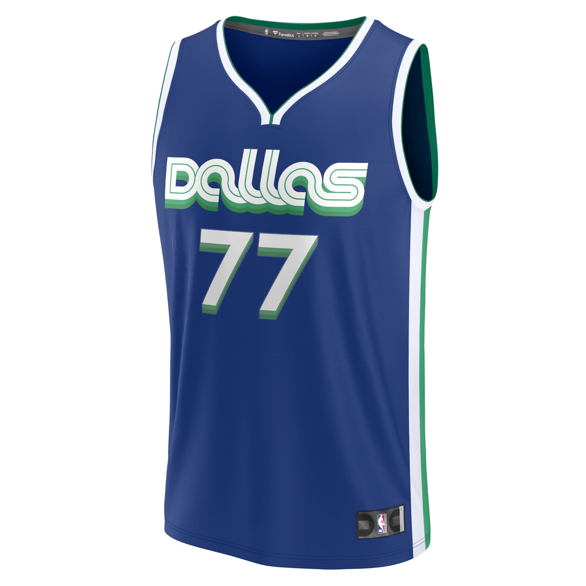 Luka Doncic Dallas Mavericks Fanatics Branded 2022/23 Fastbreak Jersey - City Edition - Blue