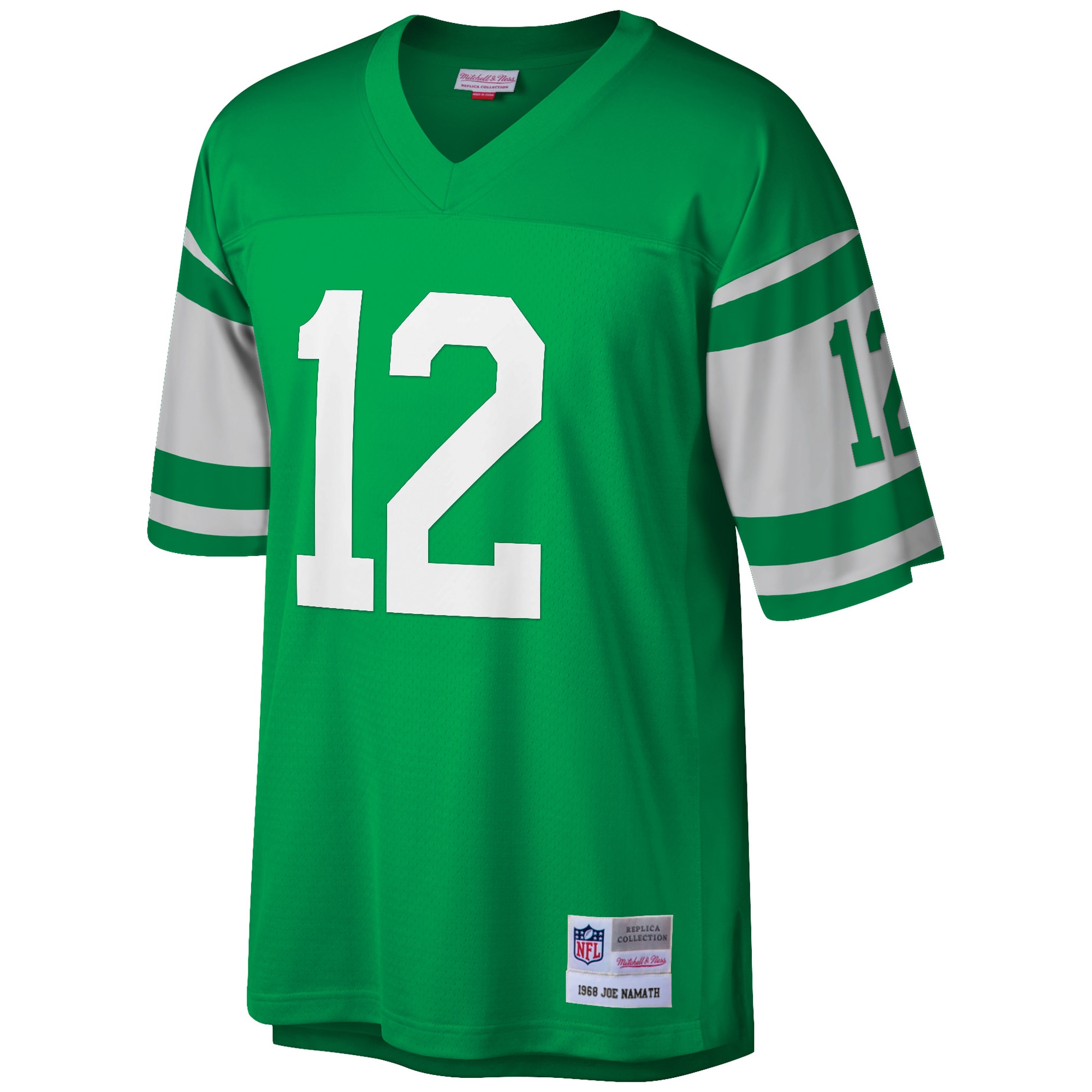 Joe Namath New York Jets Mitchell & Ness Big & Tall 1968 Retired Player Replica Jersey - Green
