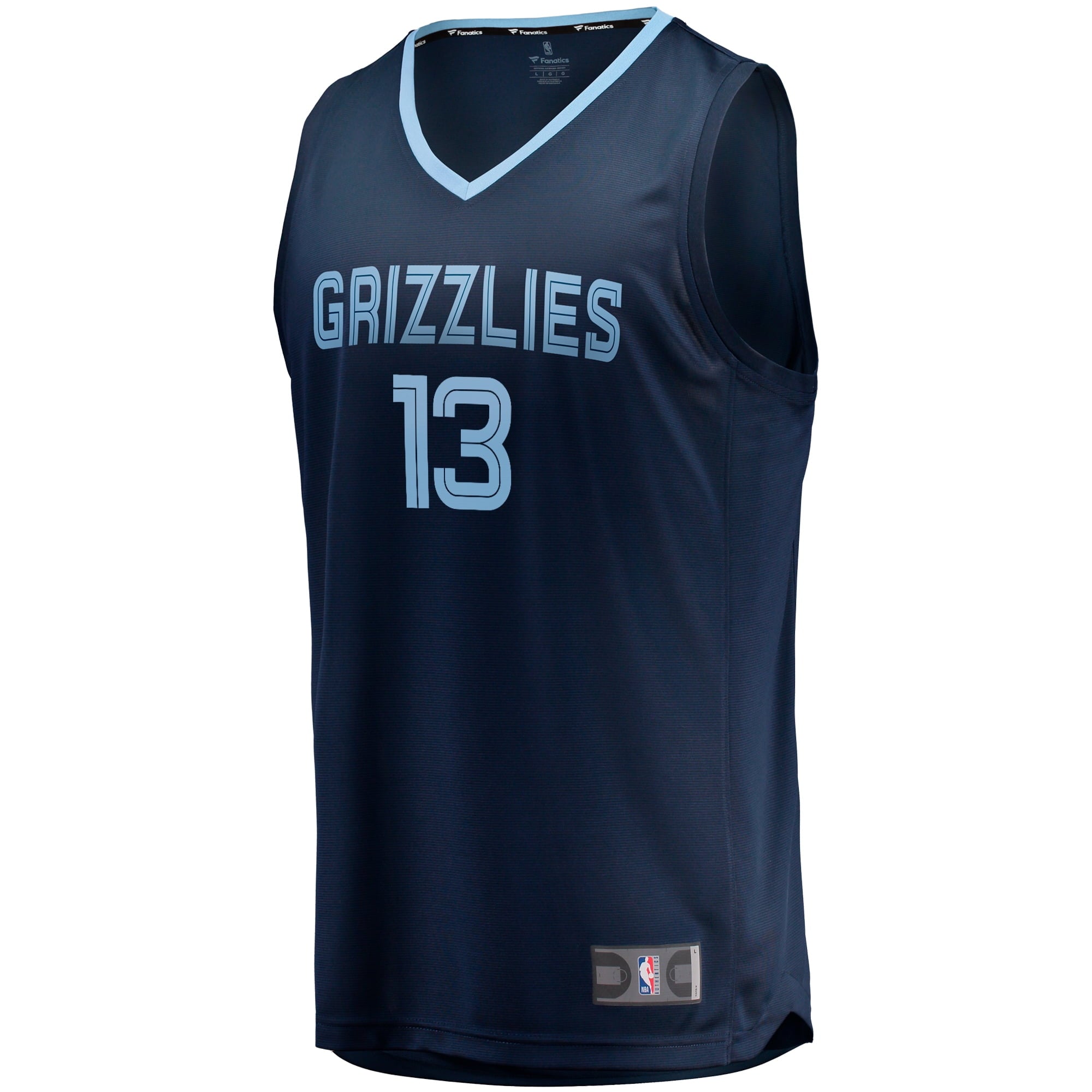 Men's Fanatics Branded Jaren Jackson Jr. Navy Memphis Grizzlies 2021/22 Fast Break Replica Jersey - Icon Edition