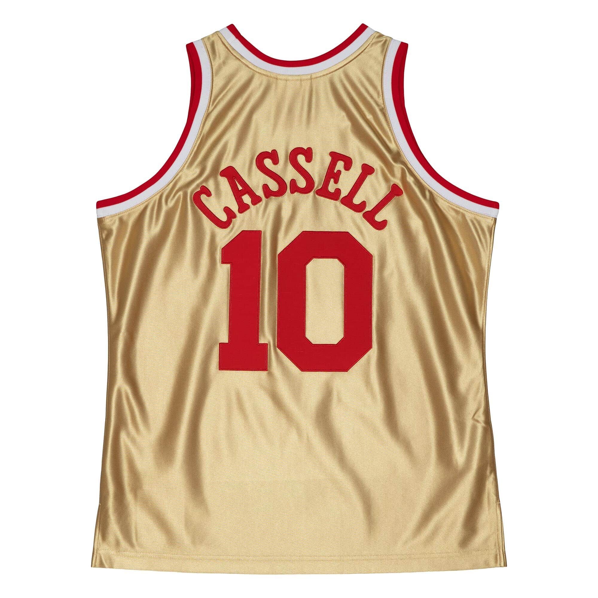 75th Anniversary Gold Swingman Sam Cassell Houston Rockets 1993-94 Jersey