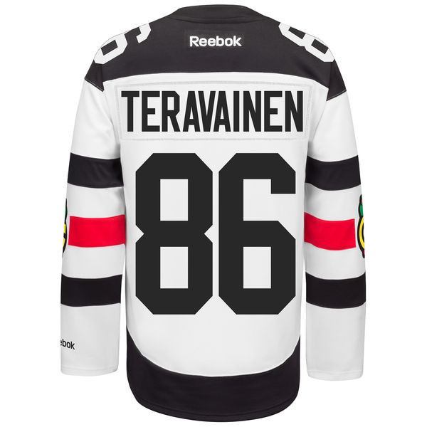Youth Chicago Blackhawks Teuvo Teravainen Reebok White 2016 Stadium Series Premier Jersey