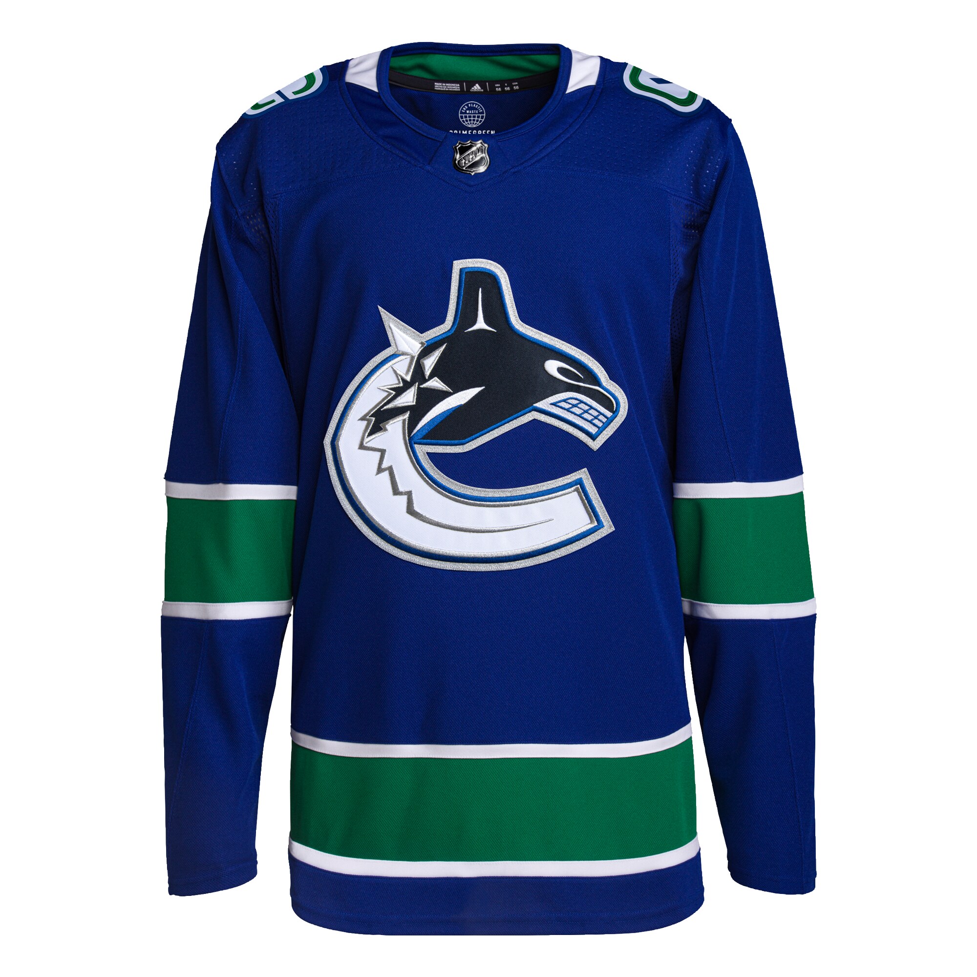 Vancouver Canucks adidas Home Primegreen Authentic Pro Jersey - Royal