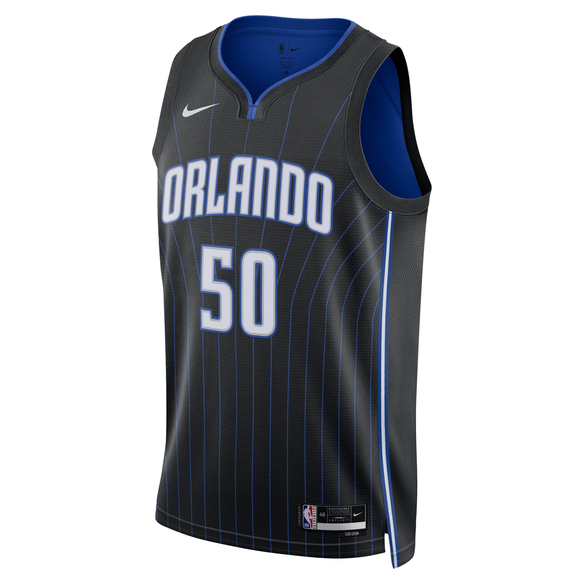 Cole Anthony Orlando Magic Nike Unisex Swingman Jersey - Association Edition - Black