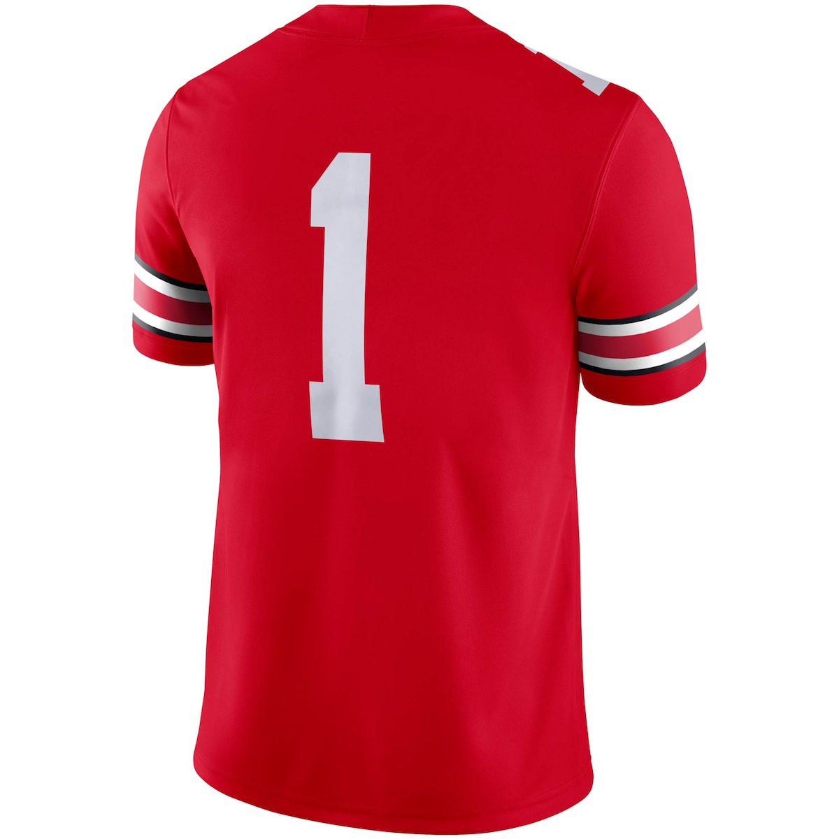 Men's  Nike Ohio State #1 Game Jersey - Red