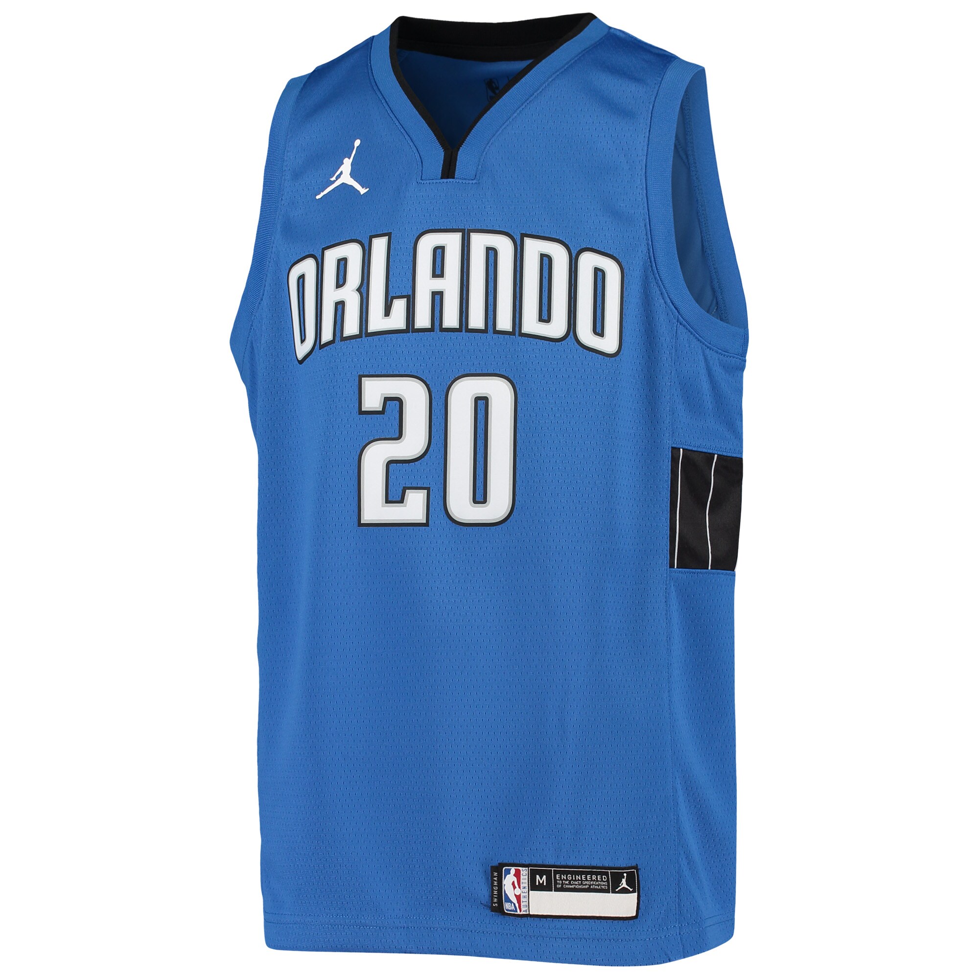 Markelle Fultz Orlando Magic Jordans Brand Youth 2020/21 Swingman Jersey - Statement Edition - Blue