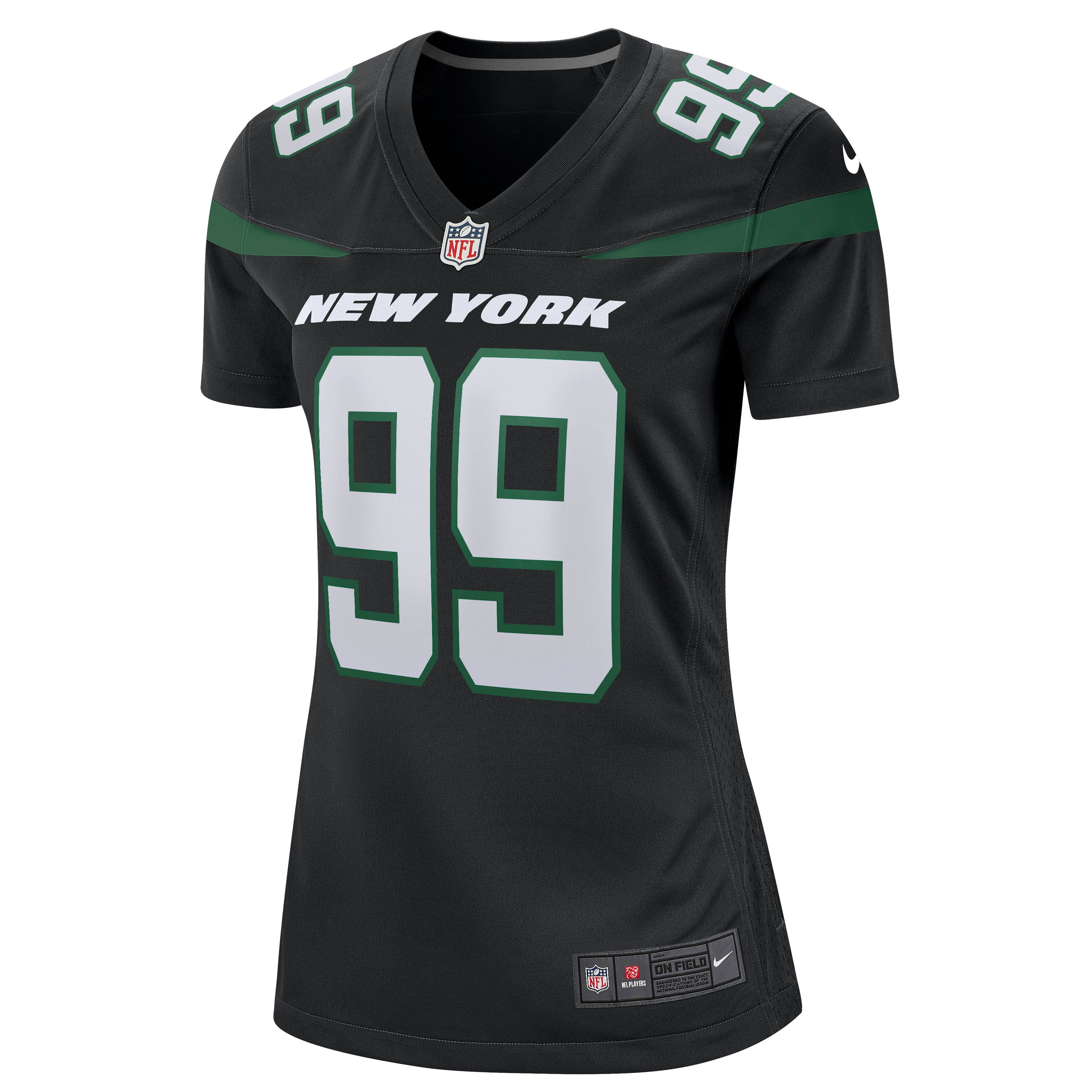 Women's Nike Mark Gastineau Stealth Black New York Jets Game Jersey