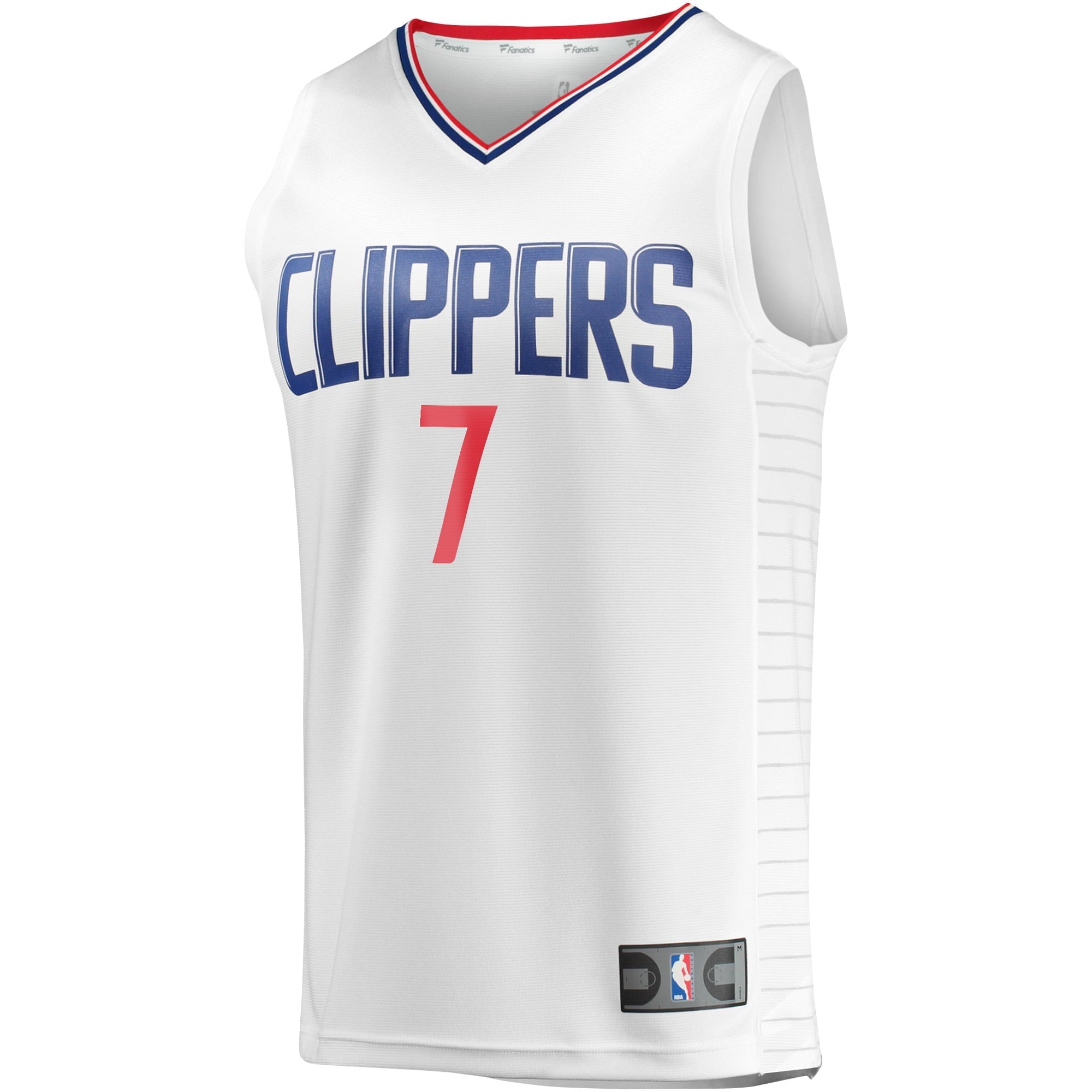 Men's Fanatics Branded Amir Coffey White LA Clippers Fast Break Player Jersey - Association Edition