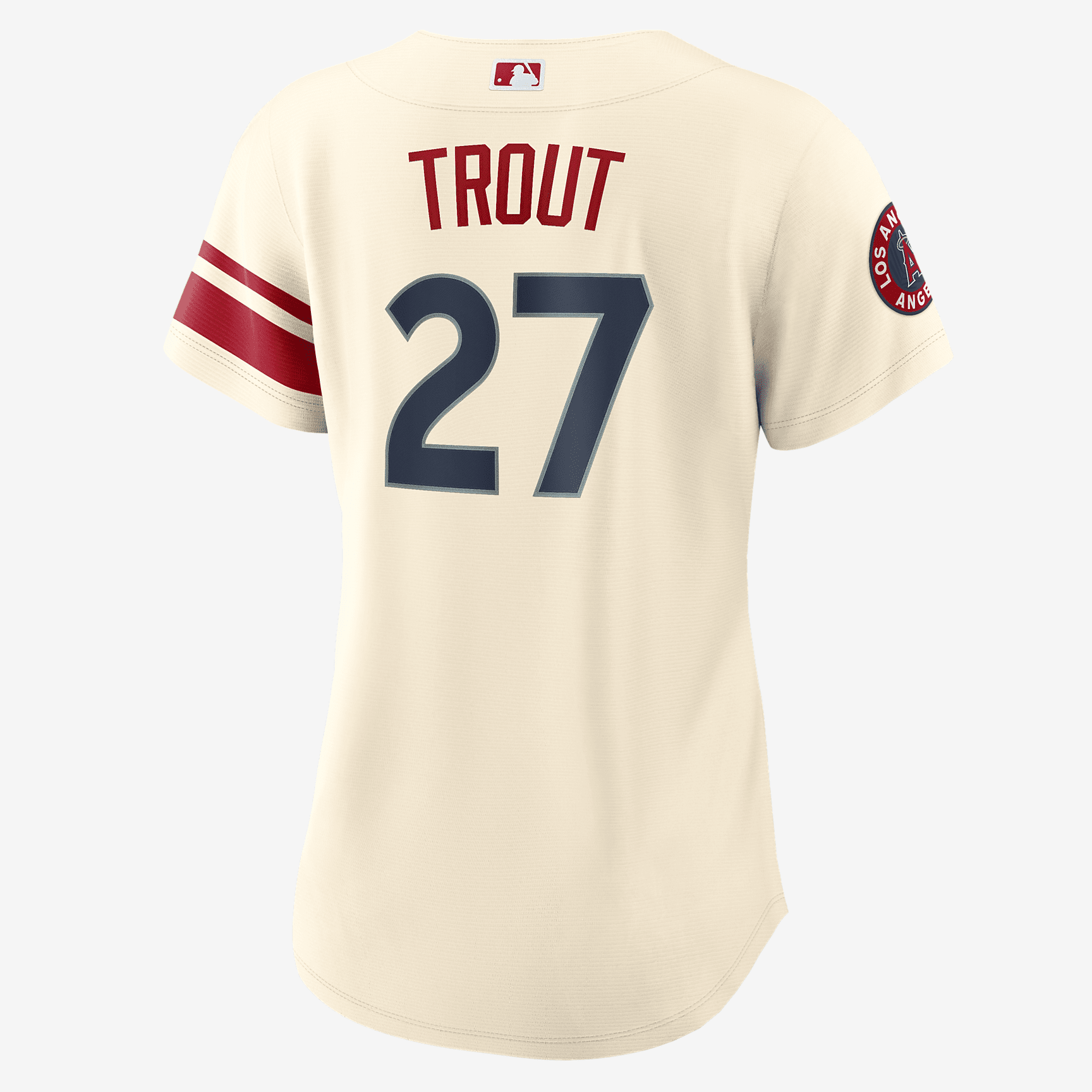 MLB Los Angeles Angels City Connect (Mike Trout) Women's Replica Baseball Jersey - Cream