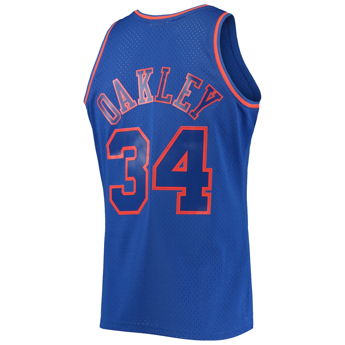 Men's Charles Oakley Mitchell & Ness Knicks 1996/97 Hardwood Classics Swingman Jersey - Blue