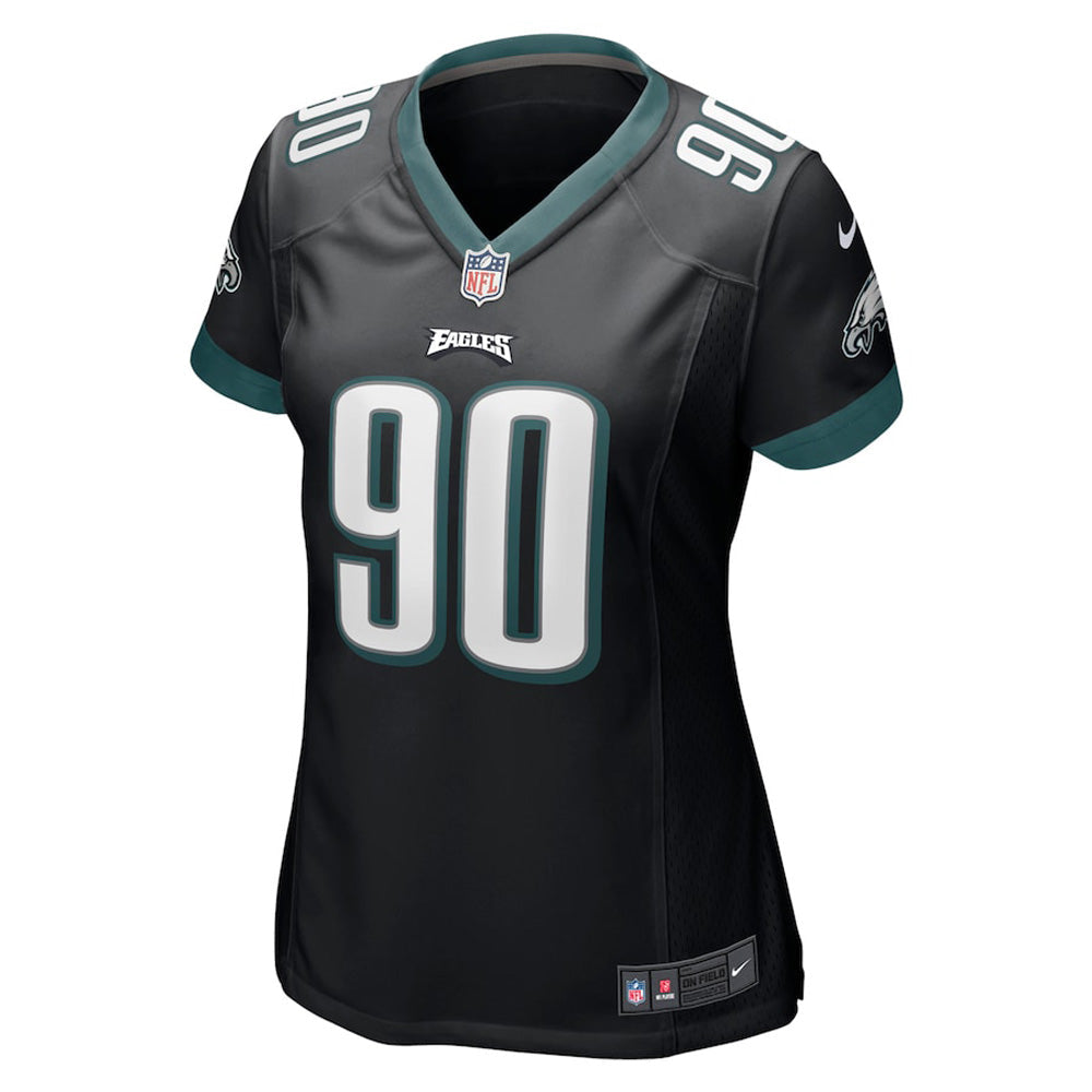 Women's Philadelphia Eagles Jordan Davis Game Jersey - Black