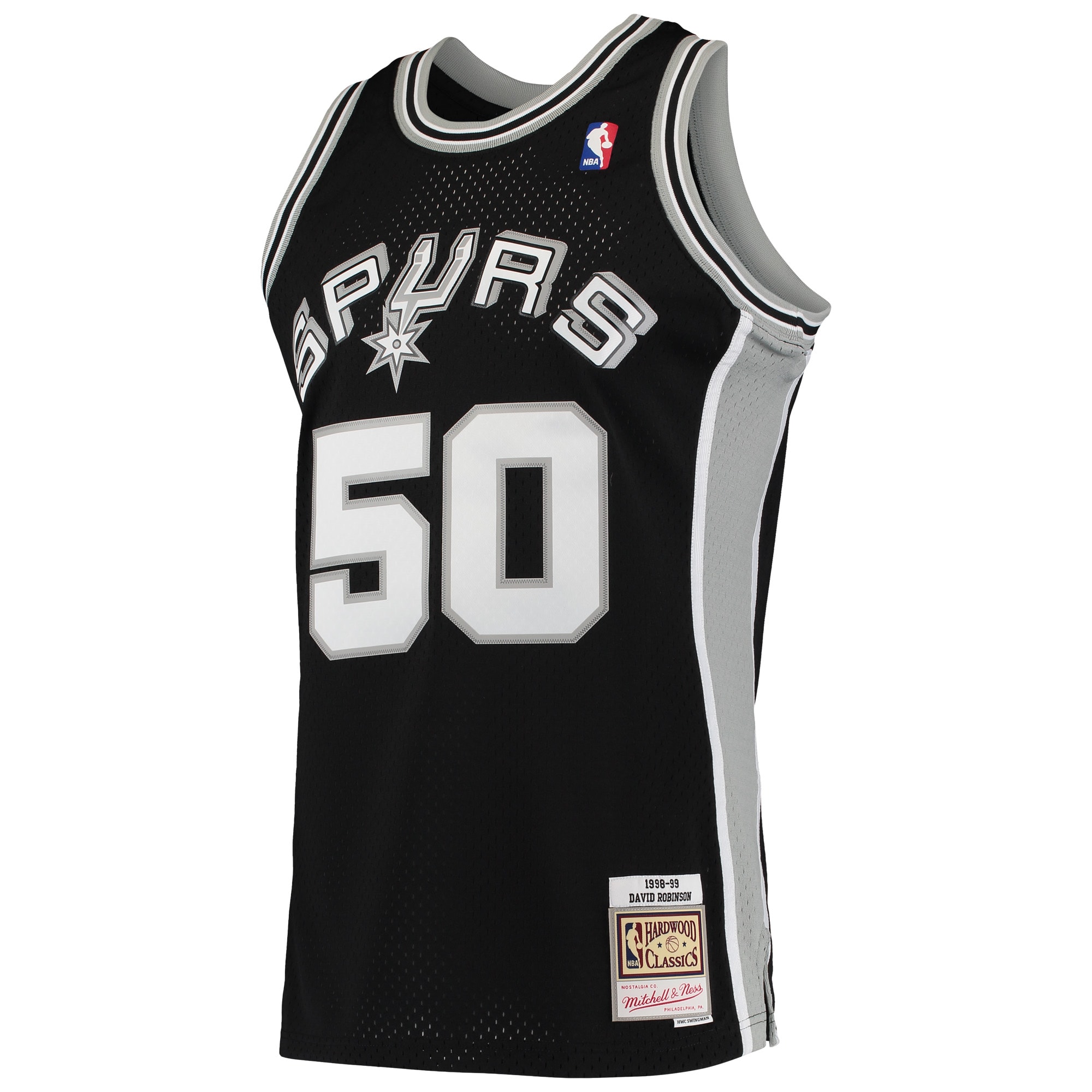 David Robinson San Antonio Spurs Mitchell & Ness Hardwood Classics Swingman Jersey - Black