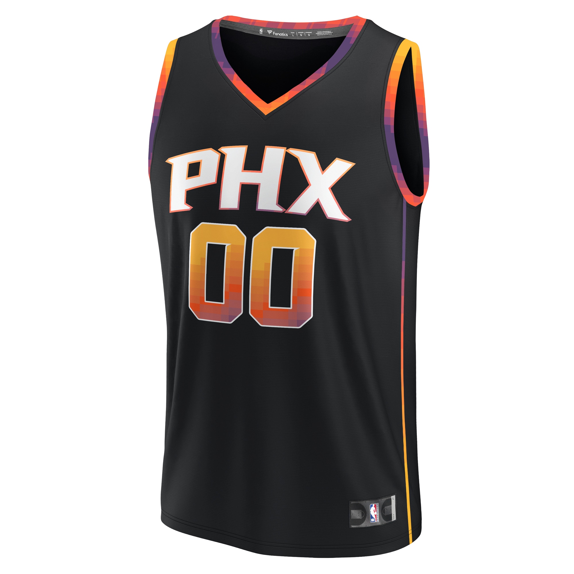 Phoenix Suns Fanatics Branded Youth Fast Break Replica Custom Jersey - Statement Edition - Black