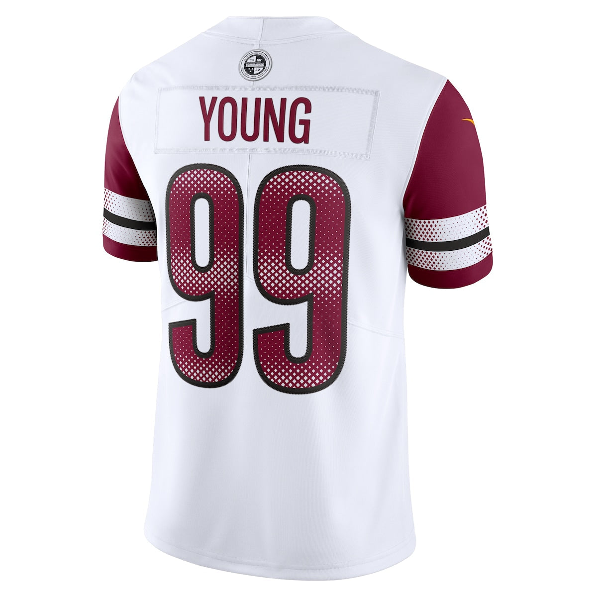 Men's Chase Young Nike Commanders Vapor Limited Jersey - White