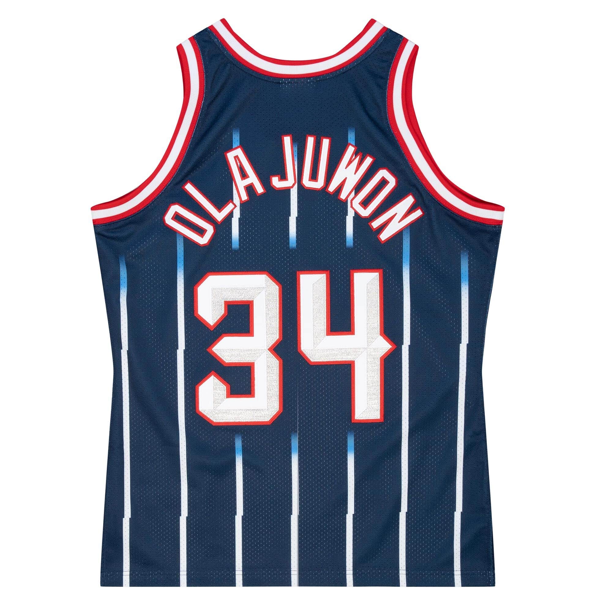 Authentic Hakeem Olajuwon Houston Rockets Road 1996-97 Jersey