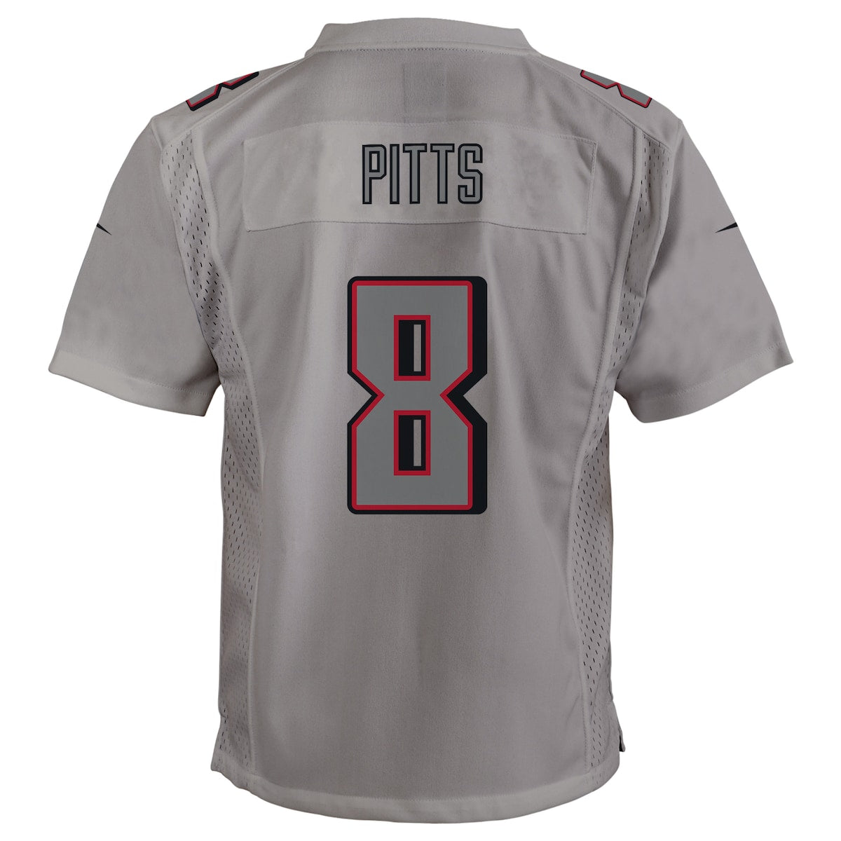 Boys' Grade School Kyle Pitts Nike Falcons Atmosphere Game Jersey - Grey
