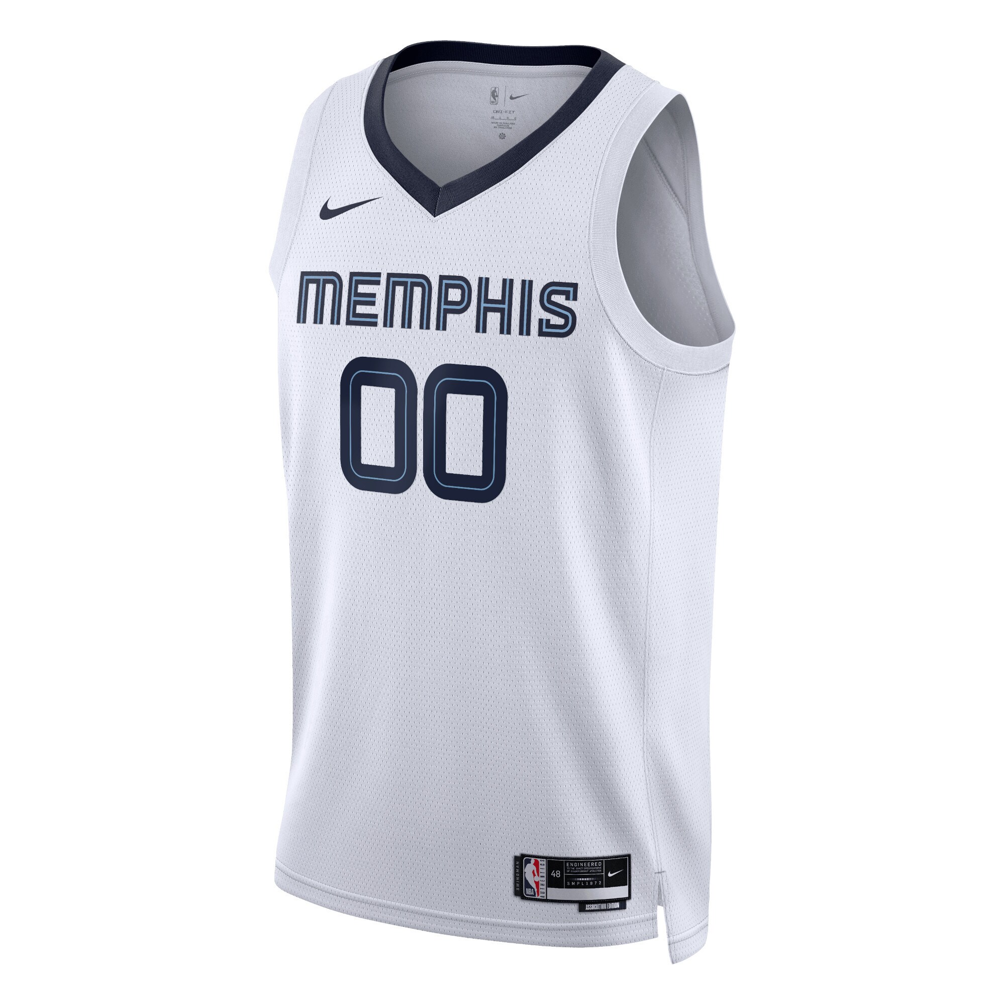 Memphis Grizzlies Nike Unisex Swingman Custom Jersey White - Icon Edition