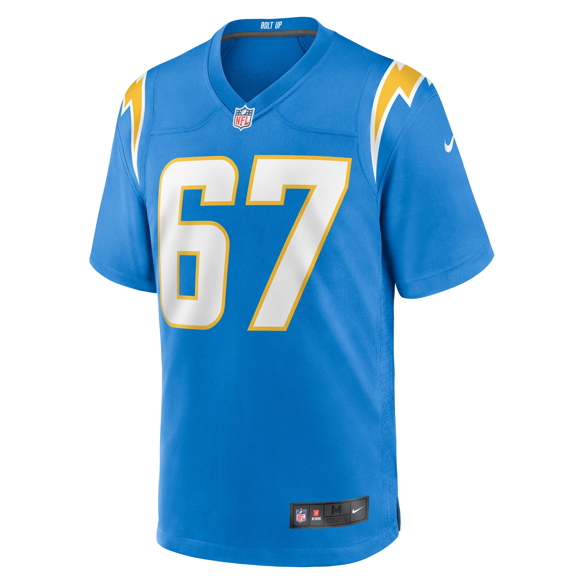 CJ Okoye Los Angeles Chargers Nike Team Game Jersey -  Powder Blue