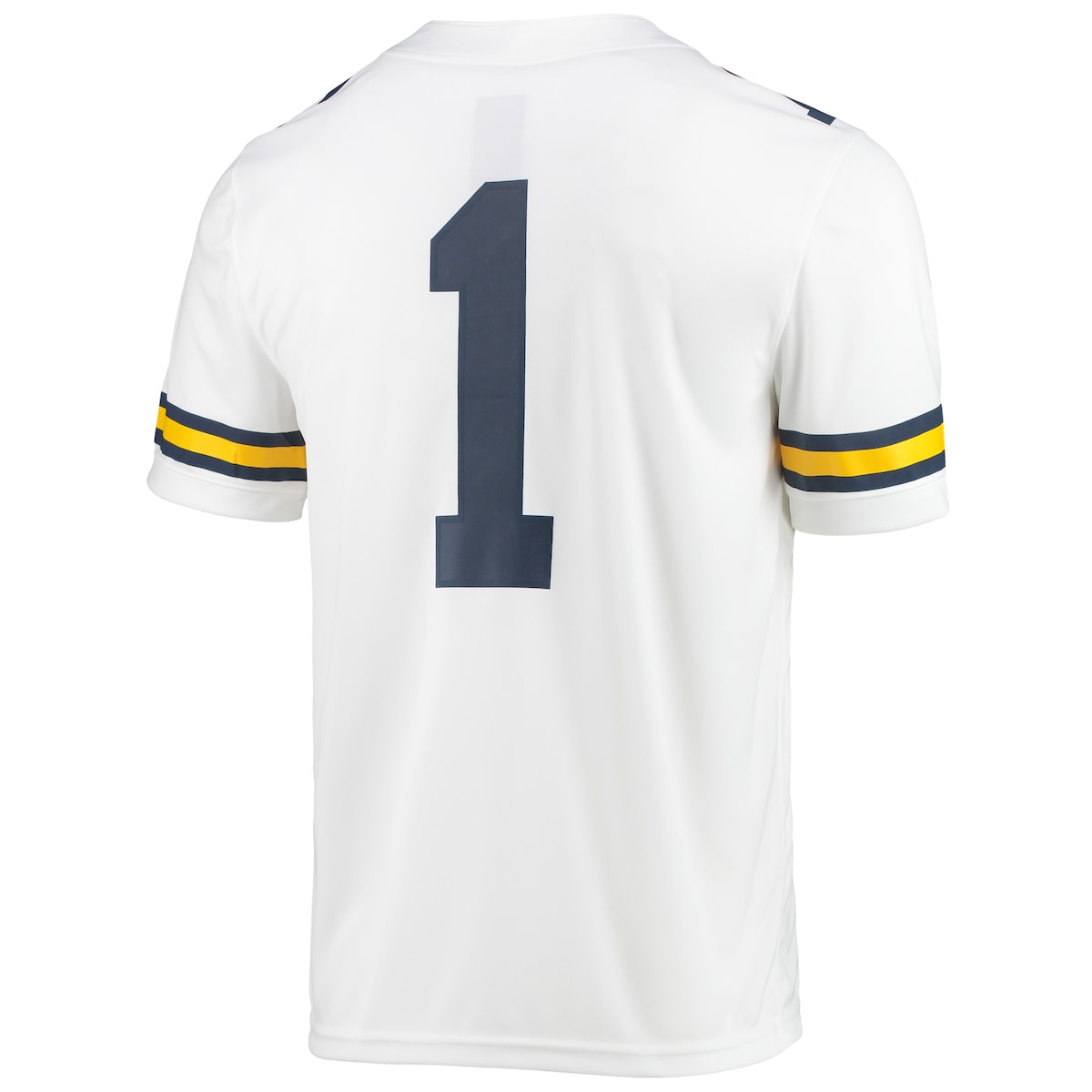Men's  Jordans Michigan #1 Game Jersey - White