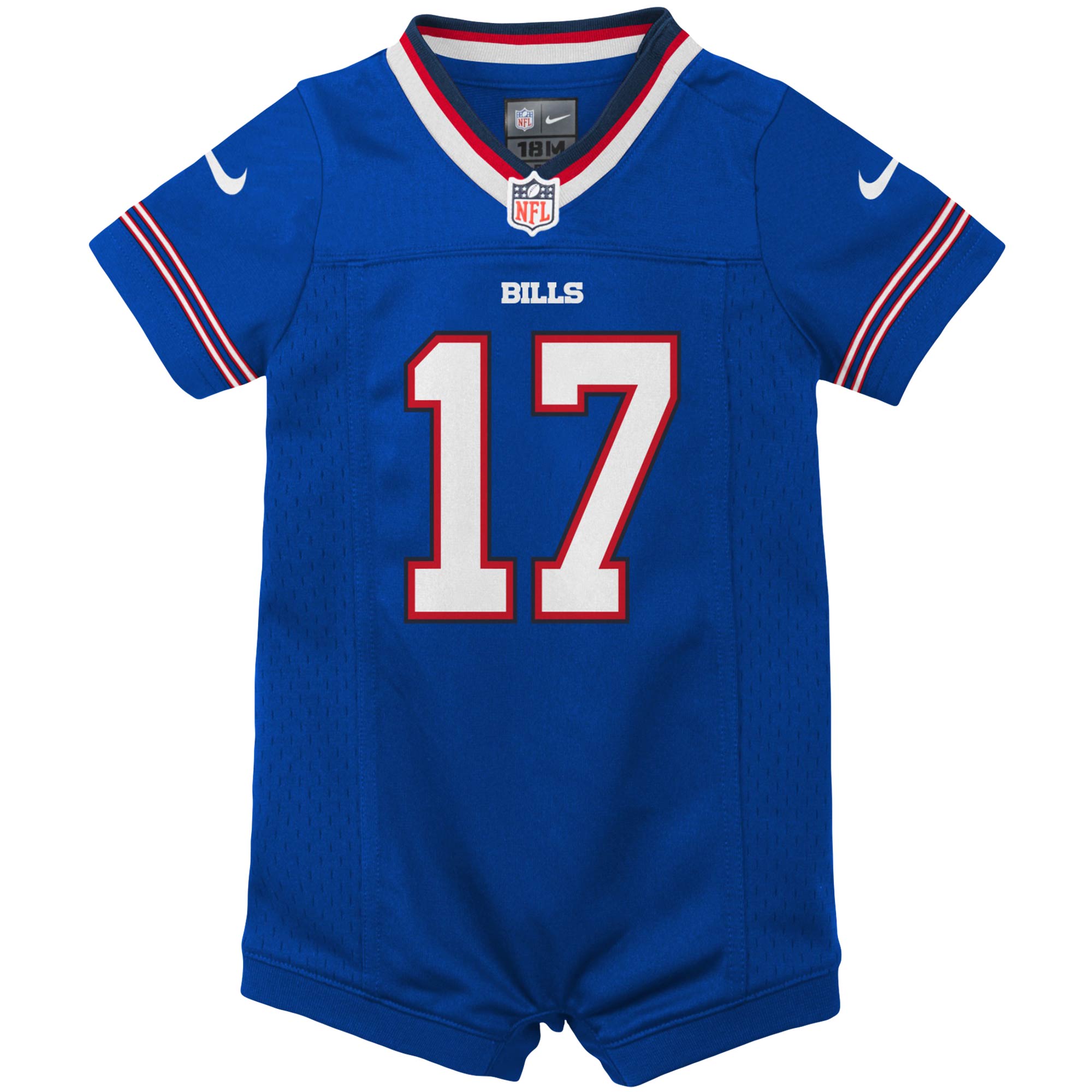 Josh Allen Buffalo Bills Nike Newborn & Infant Romper Jersey - Royal