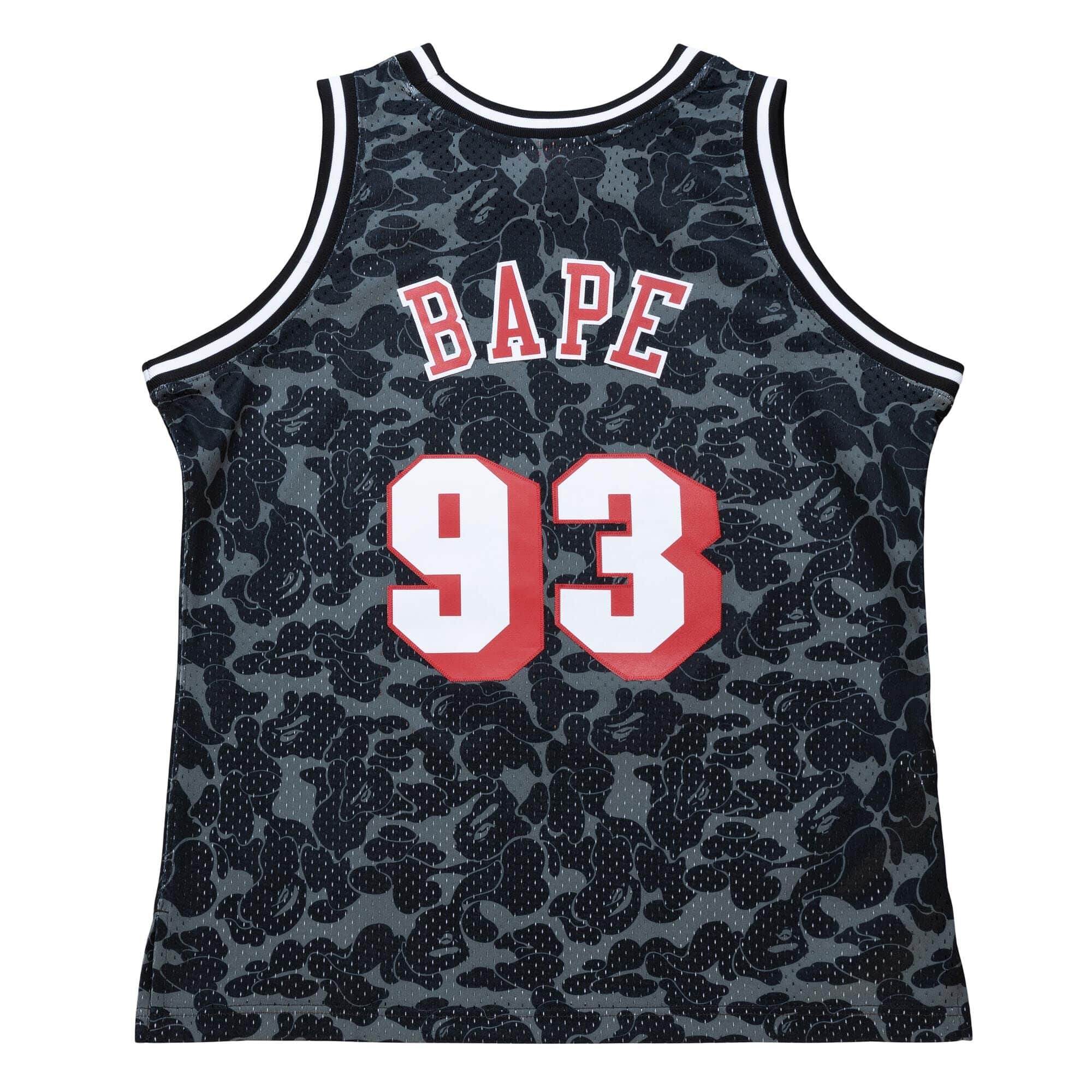 M&N x Bape Miami Heat Jersey
