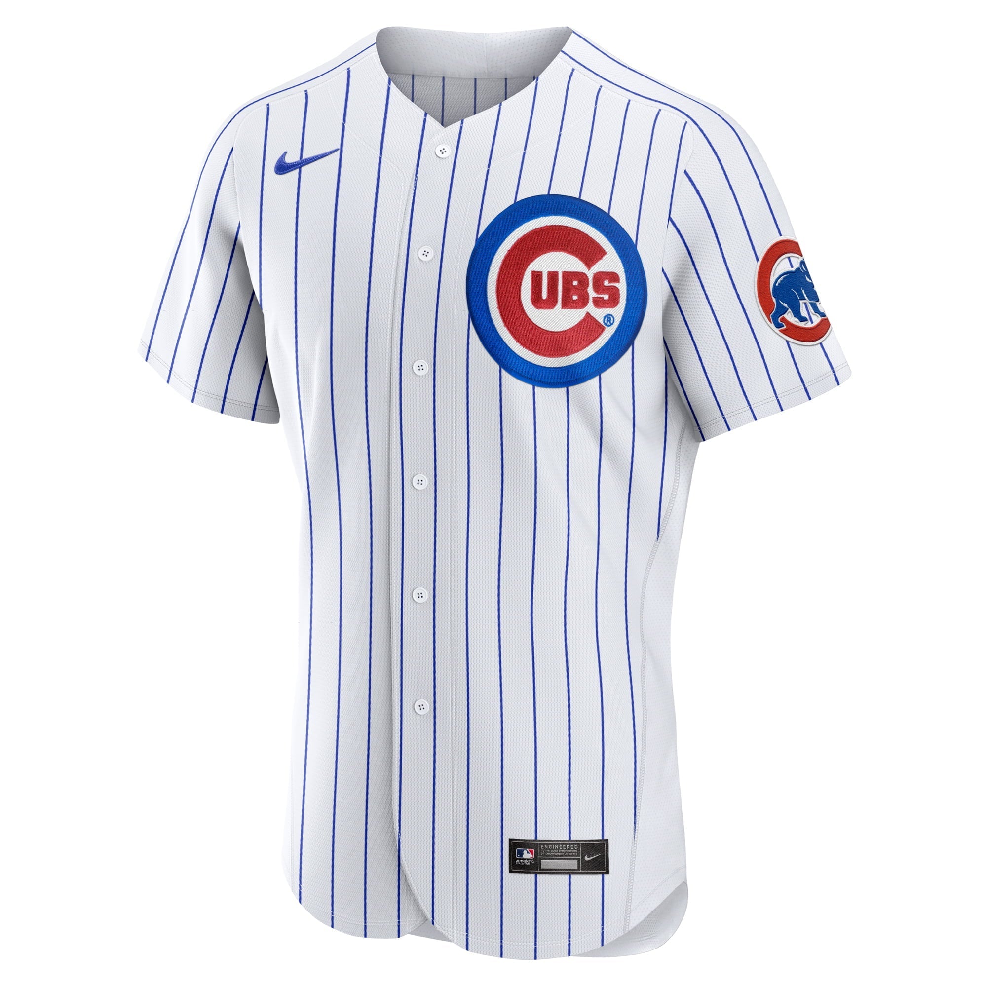 Men's Nike Ernie Banks White Chicago Cubs Home Authentic Retired Player Jersey