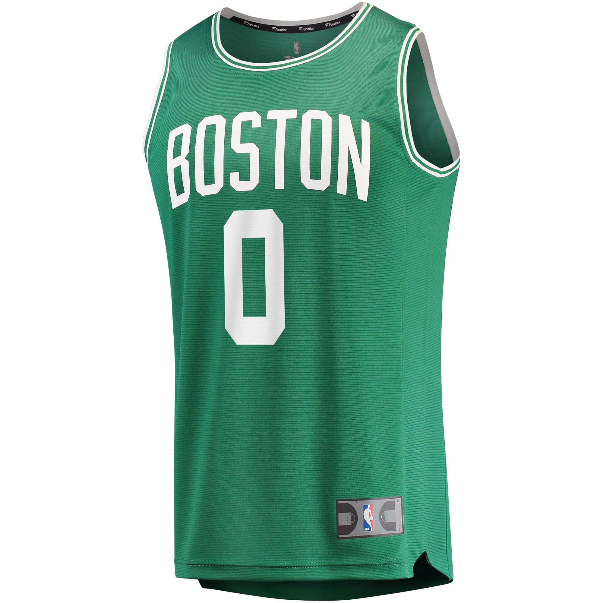 Men's Fanatics Branded Jayson Tatum Kelly Green Boston Celtics Fast Break Replica Jersey - Icon Edition