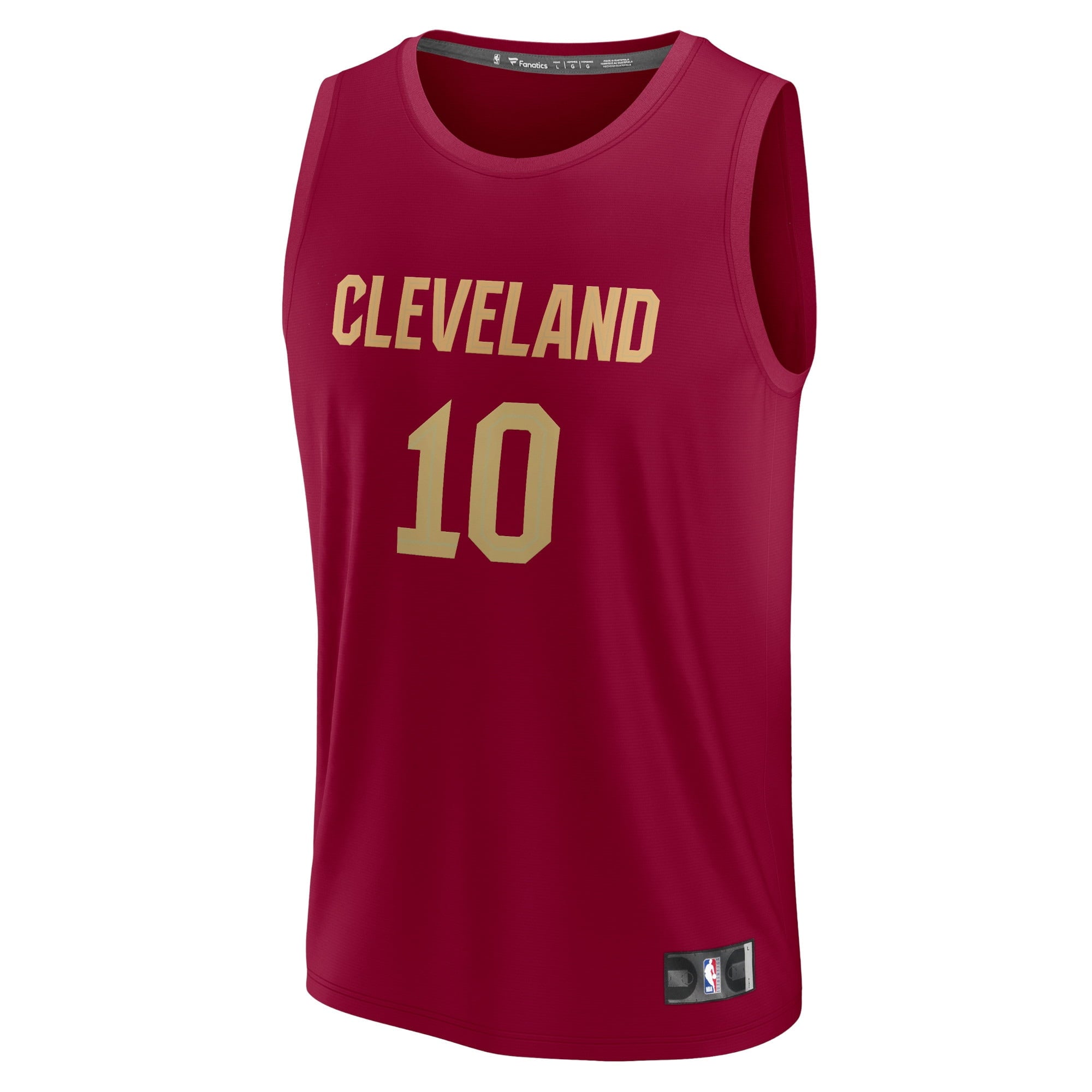 Youth Fanatics Branded Darius Garland Wine Cleveland Cavaliers 2021/22 Fast Break Player Jersey - Icon Edition