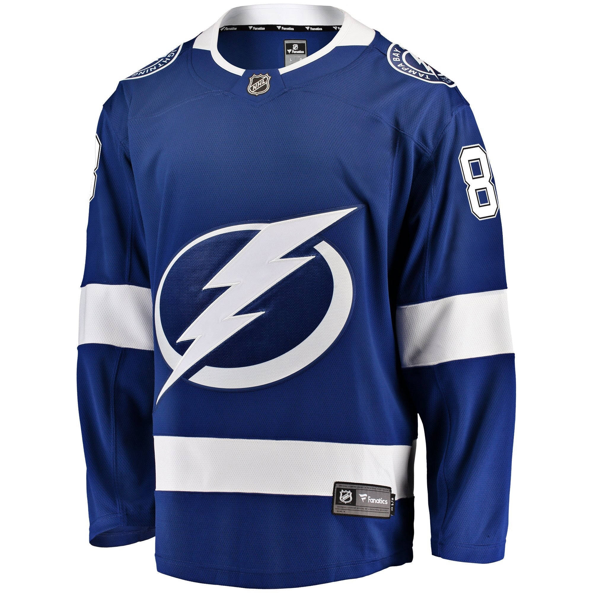 Men's Fanatics Branded Andrei Vasilevskiy Blue Tampa Bay Lightning Home Premier Breakaway Player Jersey