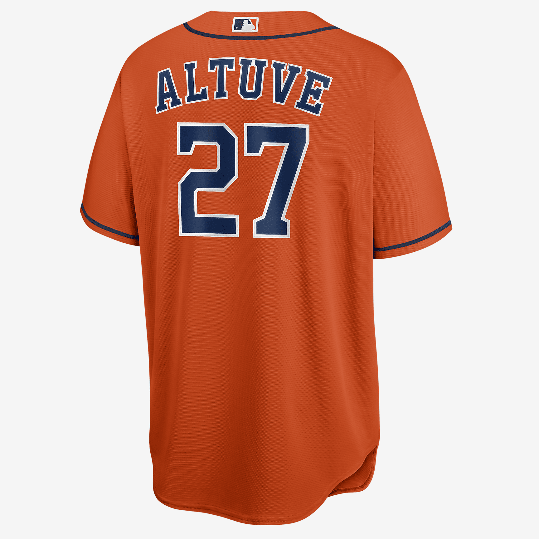 MLB Houston Astros (Jose Altuve) Men's Replica Baseball Jersey - Team Orange