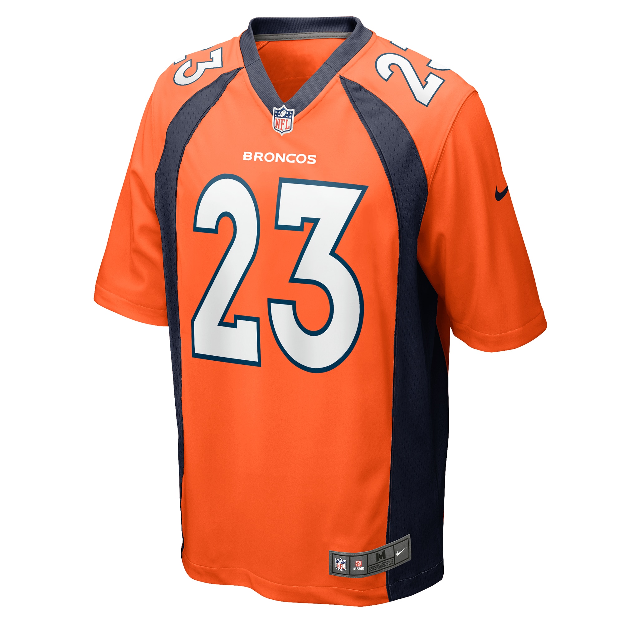 Fabian Moreau Denver Broncos Nike Team Game Jersey -  Orange